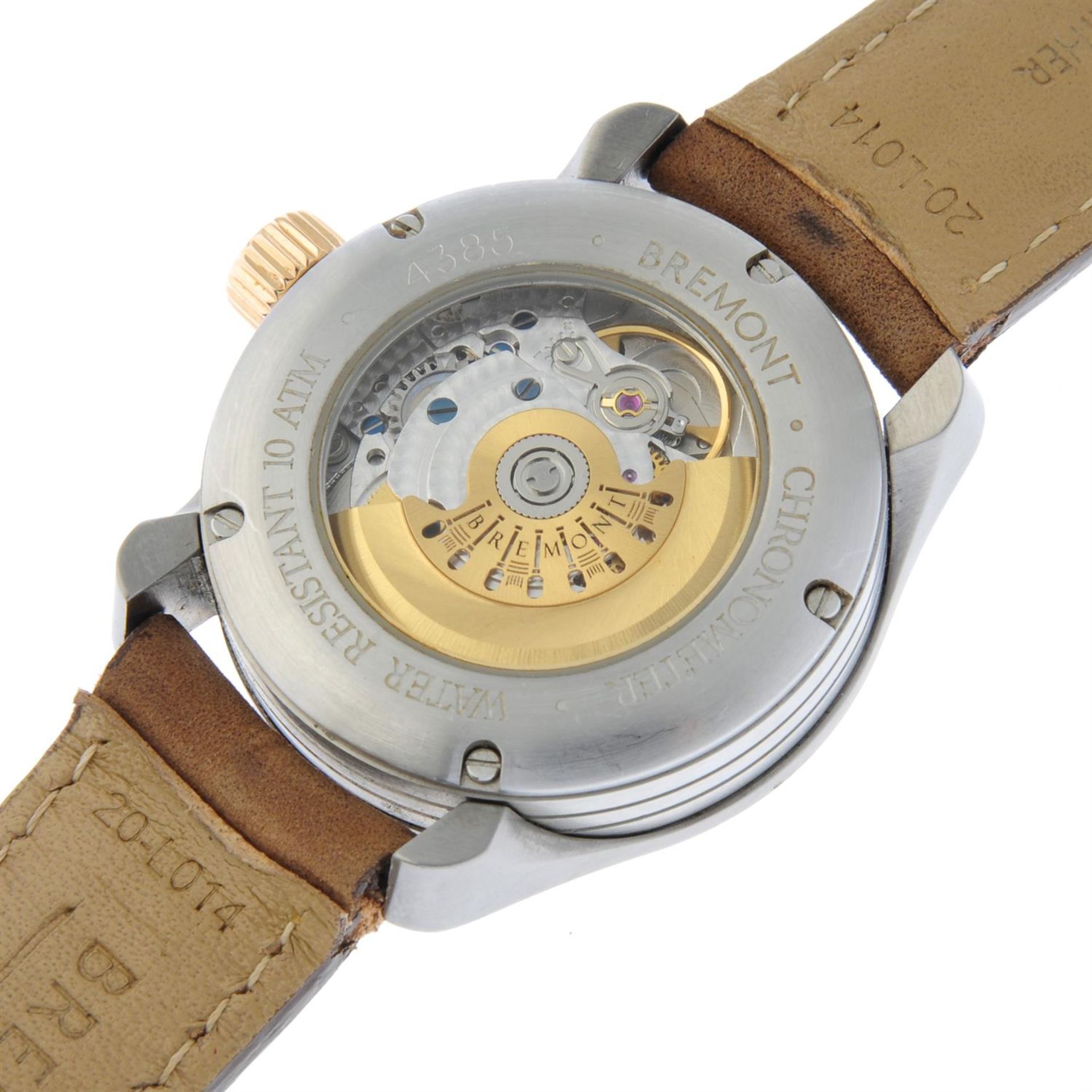 BREMONT - a Solo 37 bi-colour wrist watch, 37mm. - Image 4 of 5