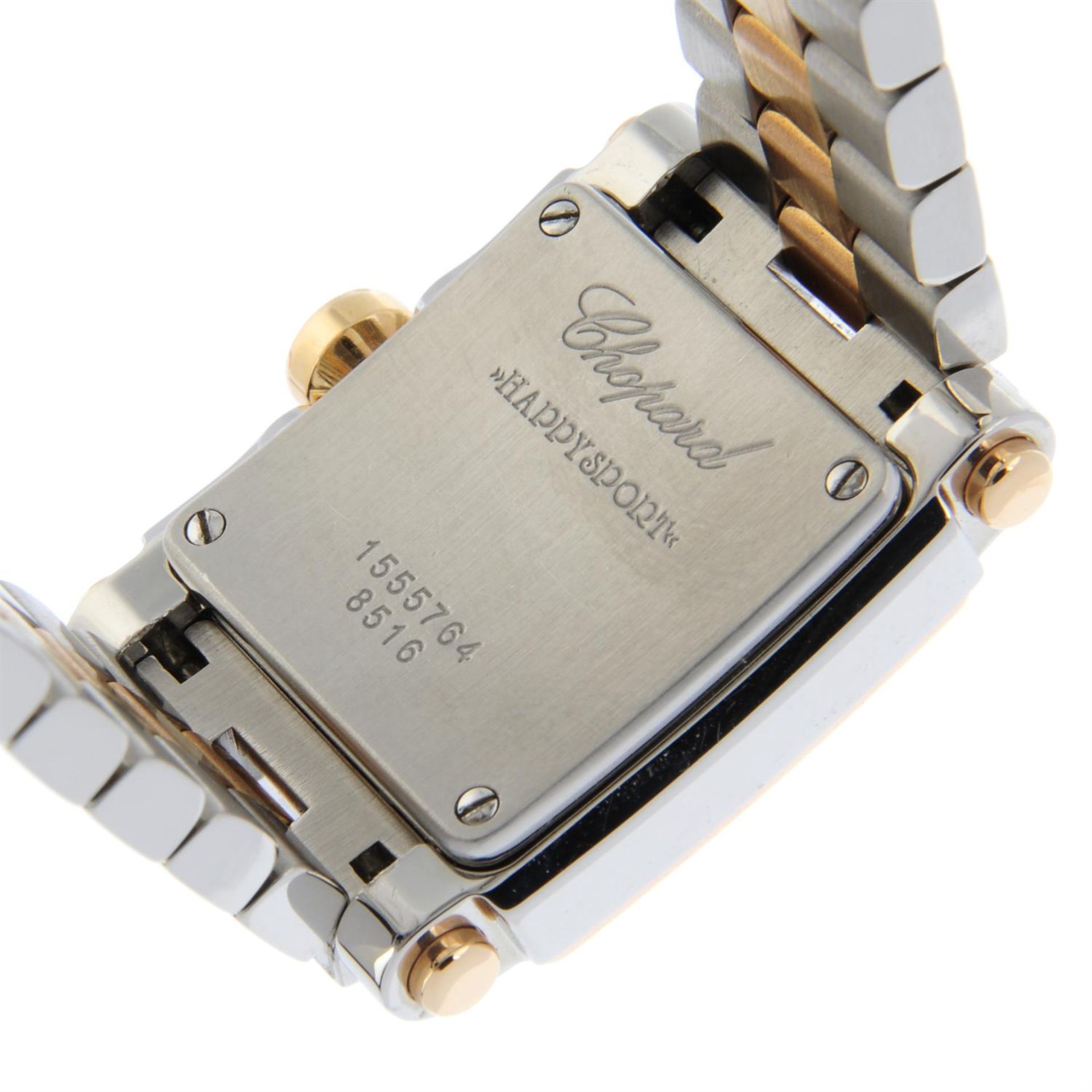 CHOPARD - a bi-metal Happy Sport bracelet watch, 22mm. - Image 4 of 6