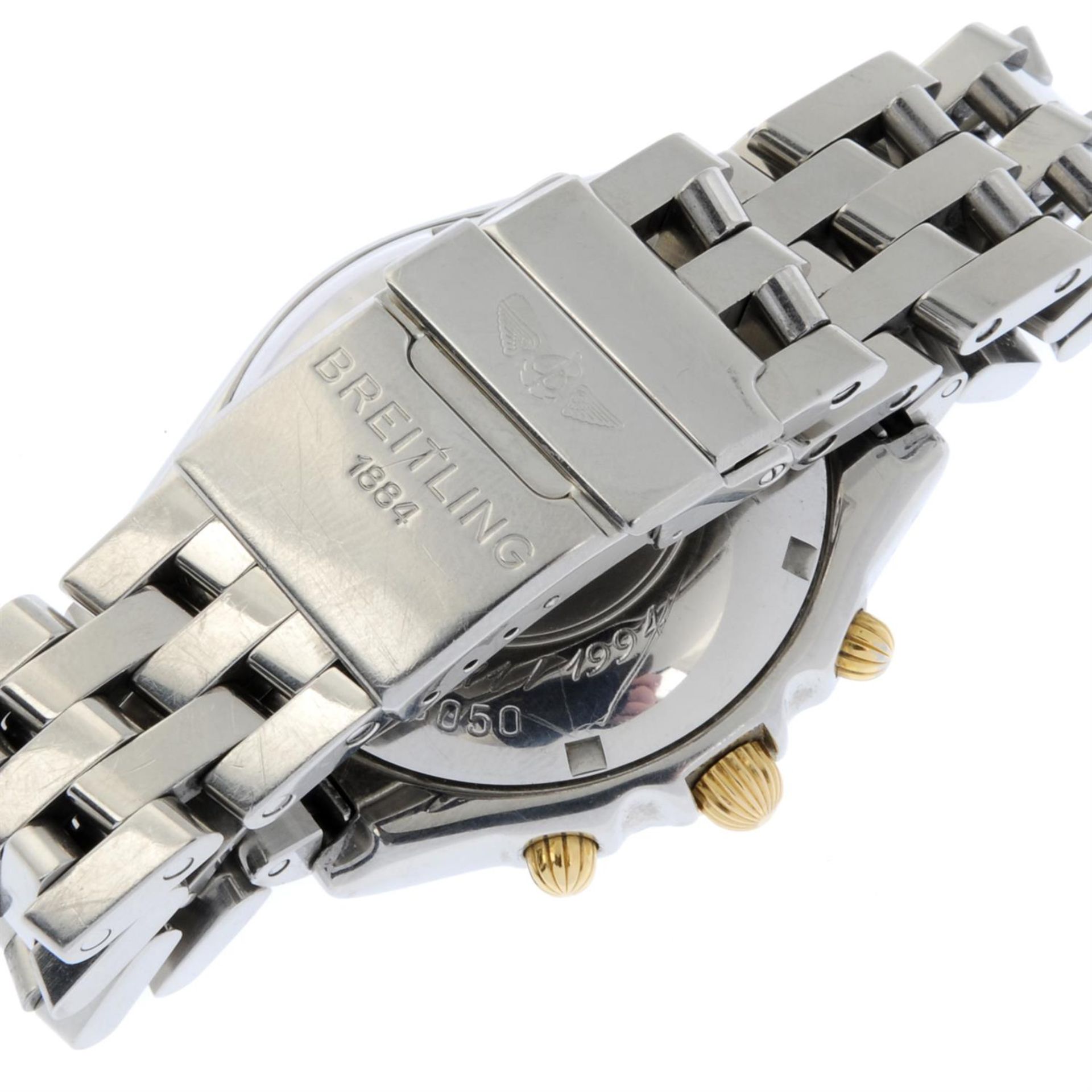 BREITLING - a limited edition stainless steel Chronomat "1984-1994" chronograph bracelet watch, - Bild 2 aus 6
