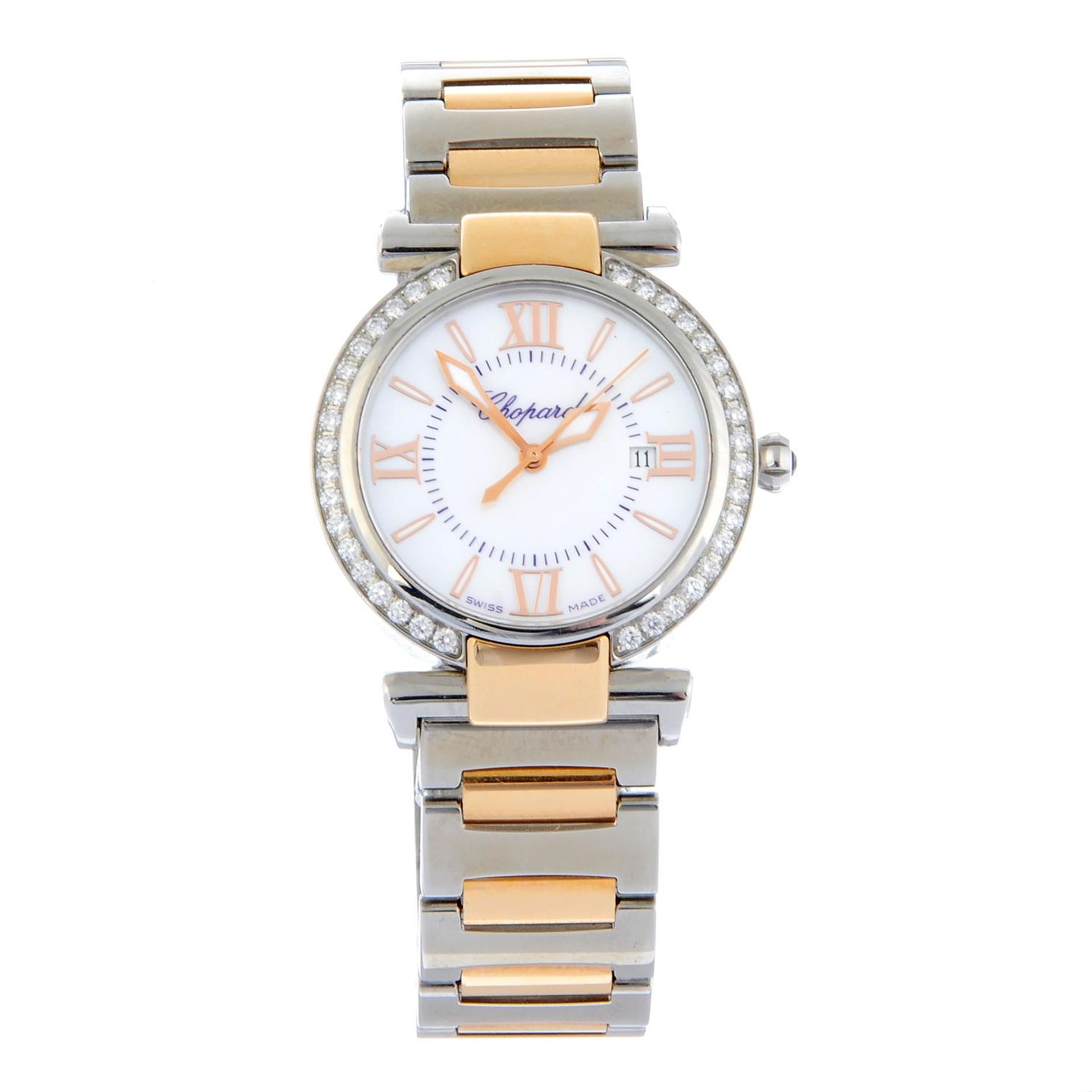 CHOPARD - a bi-metal Imperiale bracelet watch, 28mm.