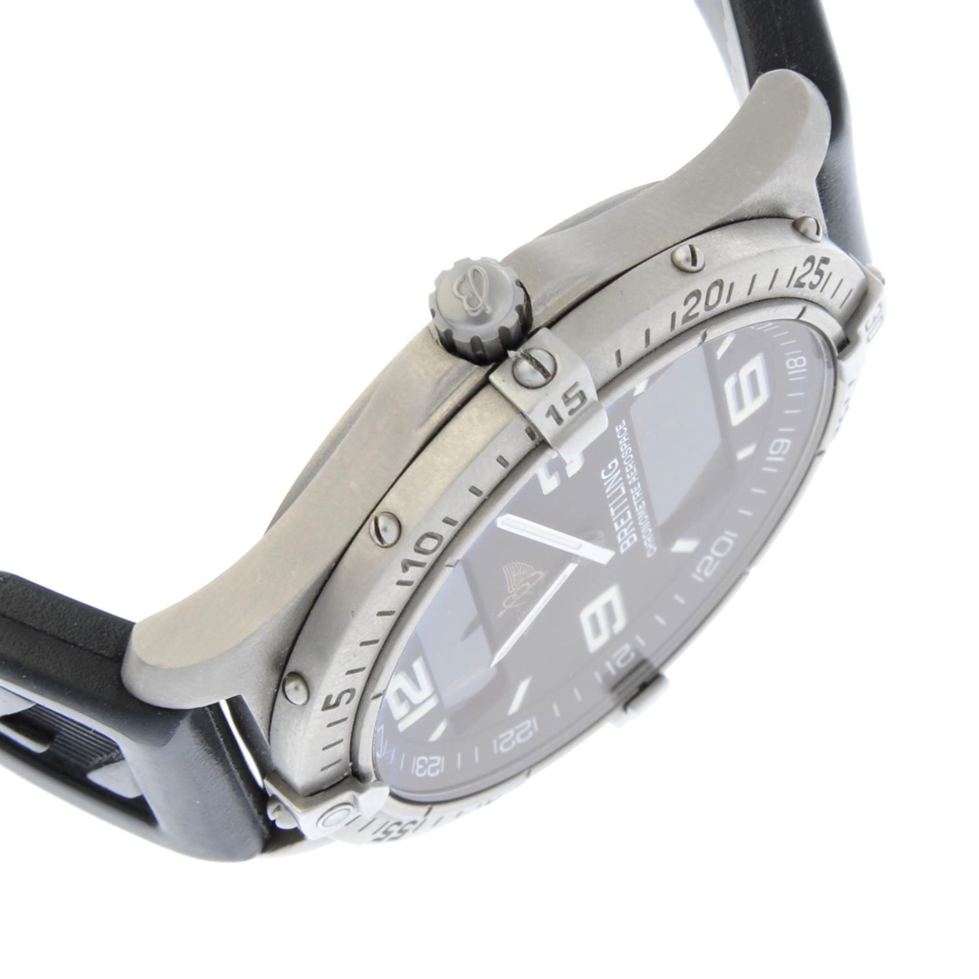 BREITLING - a titanium Aerospace wrist watch, 40mm. - Image 3 of 6