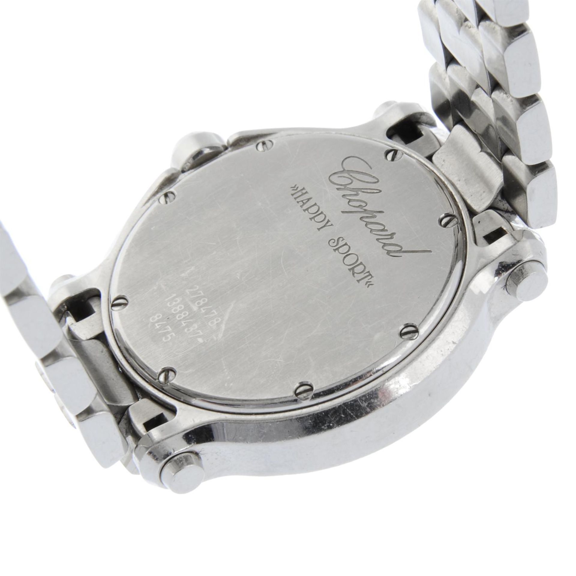 CHOPARD - a stainless steel Happy Sport bracelet watch, 36mm. - Image 4 of 4