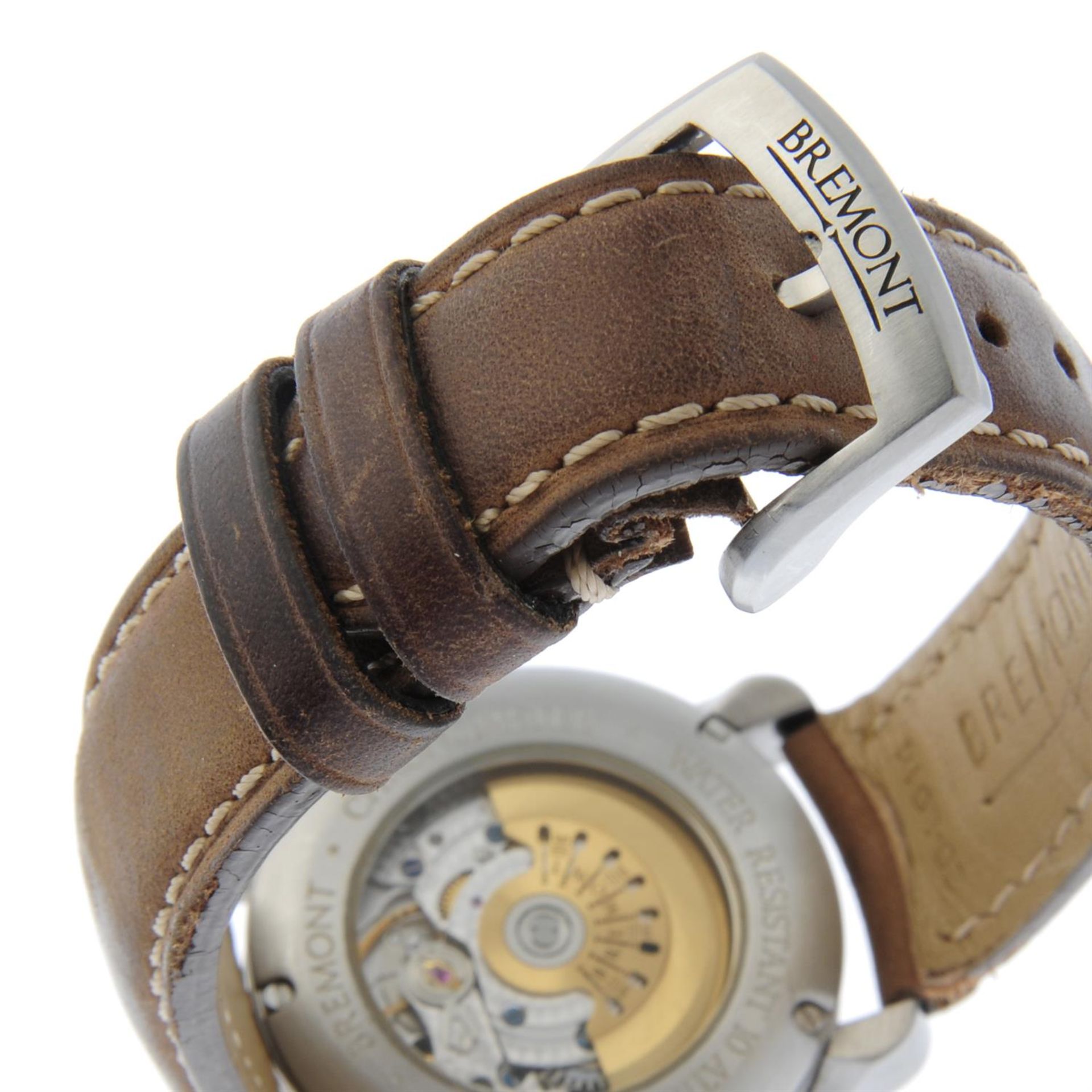 BREMONT - a Solo 37 bi-colour wrist watch, 37mm. - Image 2 of 5