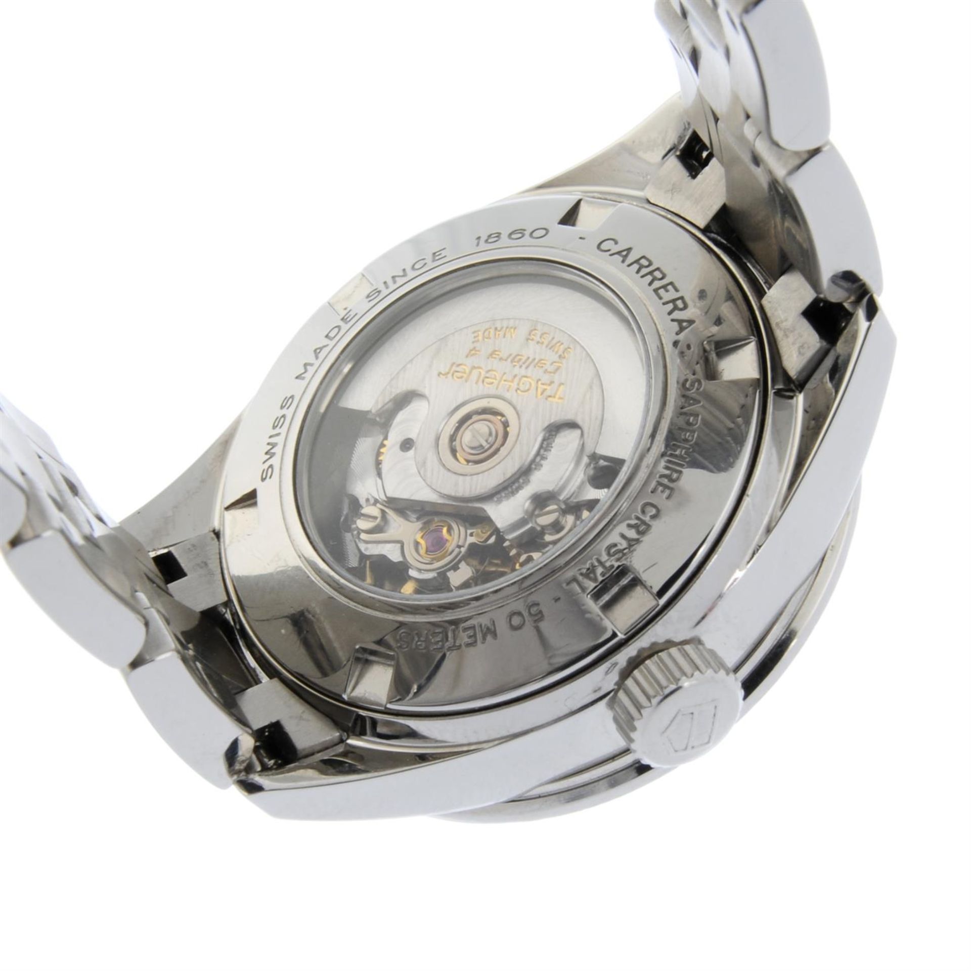 TAG HEUER - a stainless steel Carrera bracelet watch, 28mm. - Bild 4 aus 4