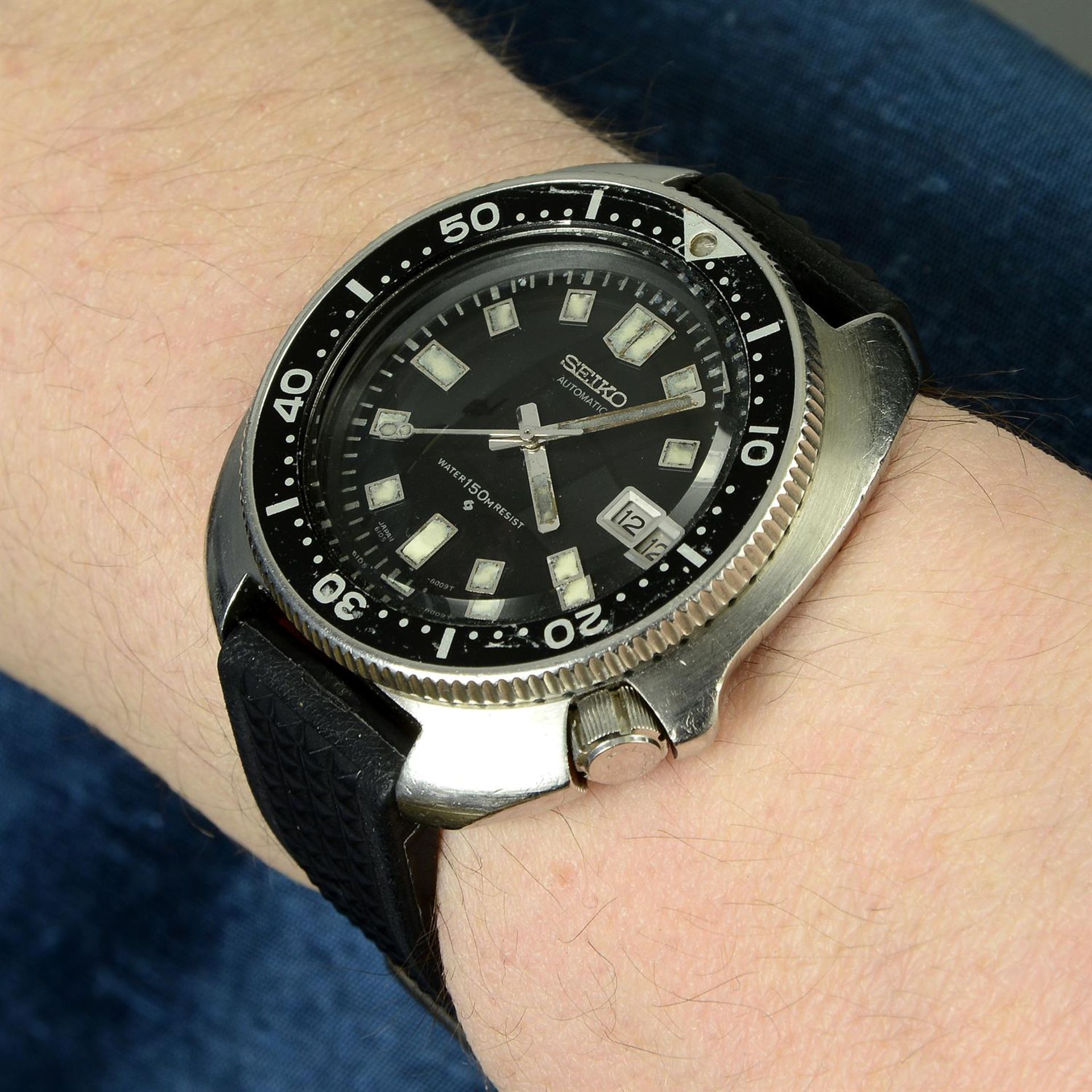 SEIKO - a stainless steel 'Captain Willard' wrist watch, 44mm. - Bild 5 aus 5