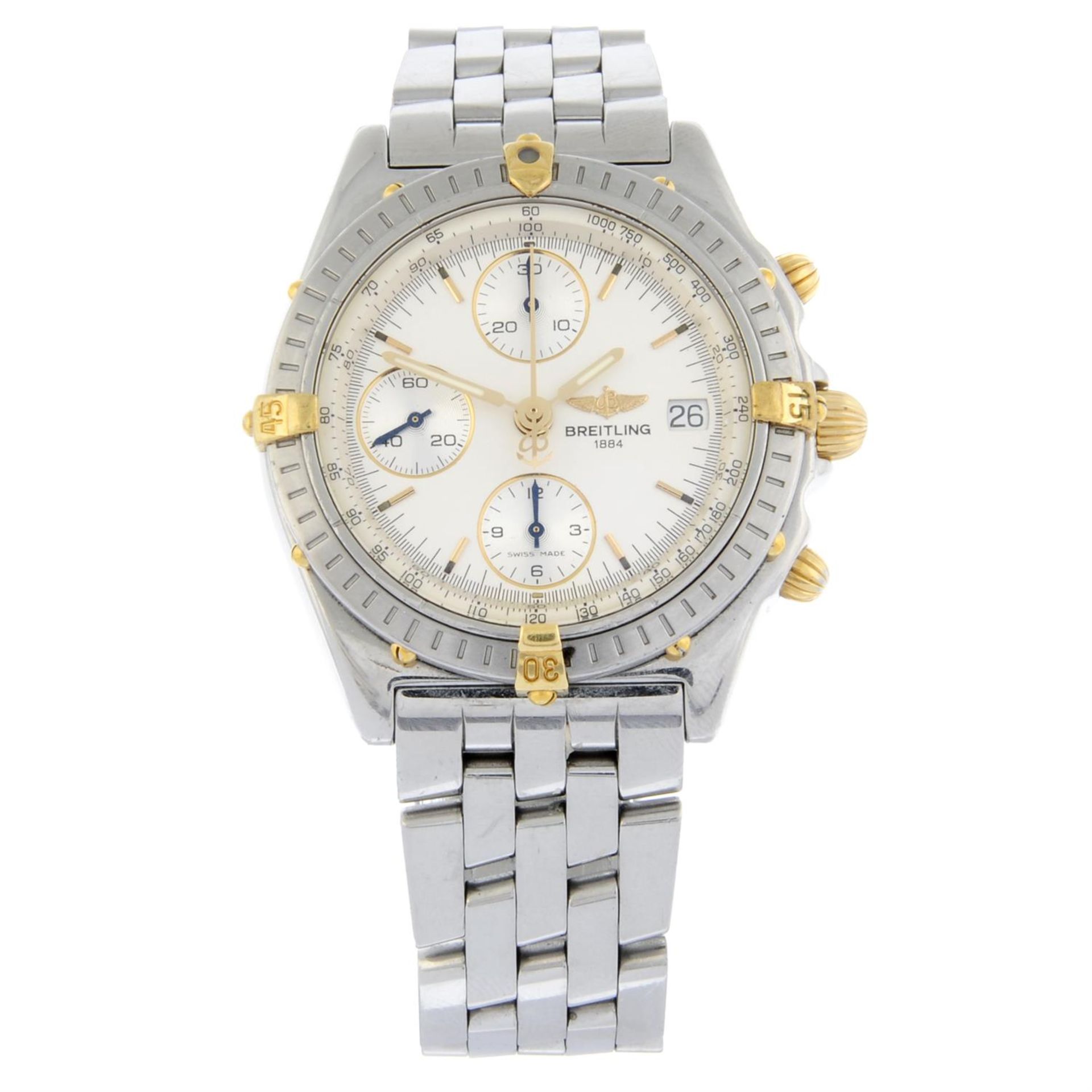 BREITLING - a limited edition stainless steel Chronomat "1984-1994" chronograph bracelet watch,