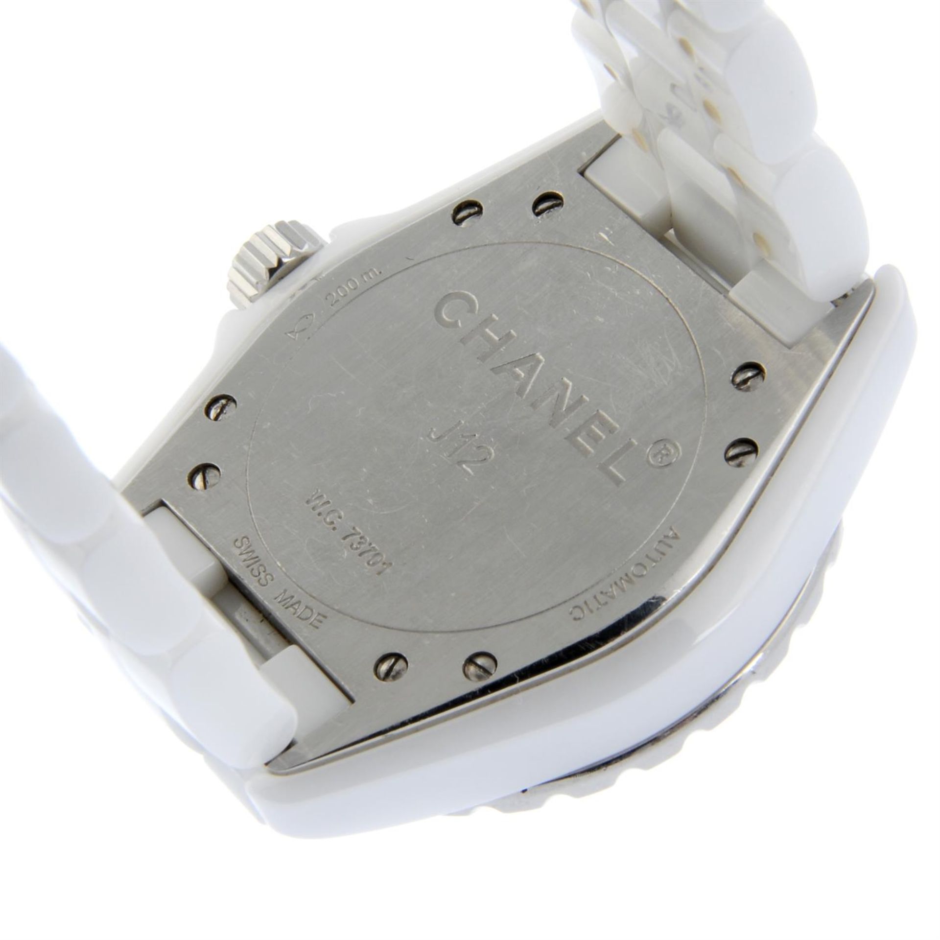 CHANEL - a ceramic J12 bracelet watch, 37mm. - Bild 4 aus 6