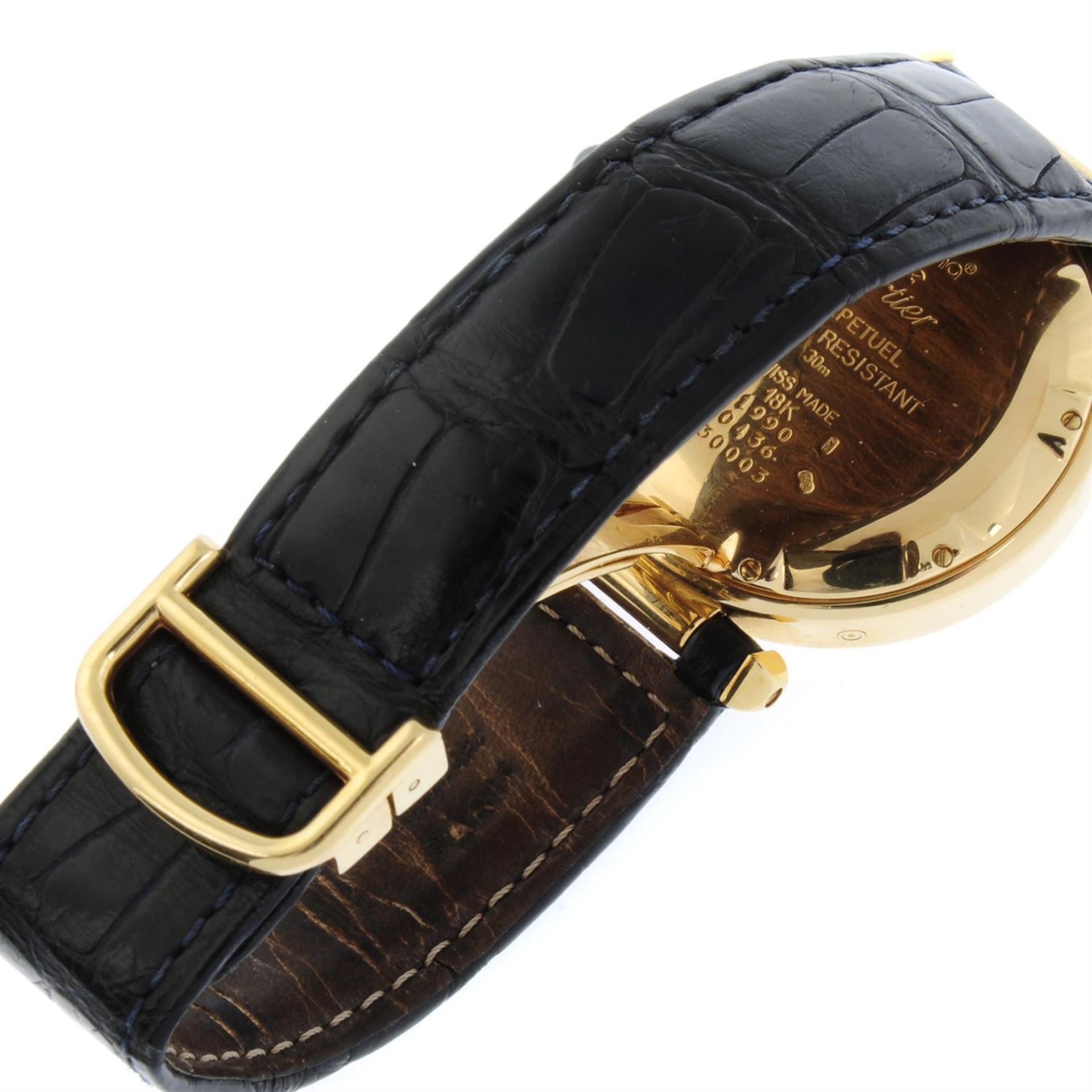 CARTIER - an 18ct yellow gold Pasha perpetual calendar wrist watch, 38mm. - Bild 2 aus 5