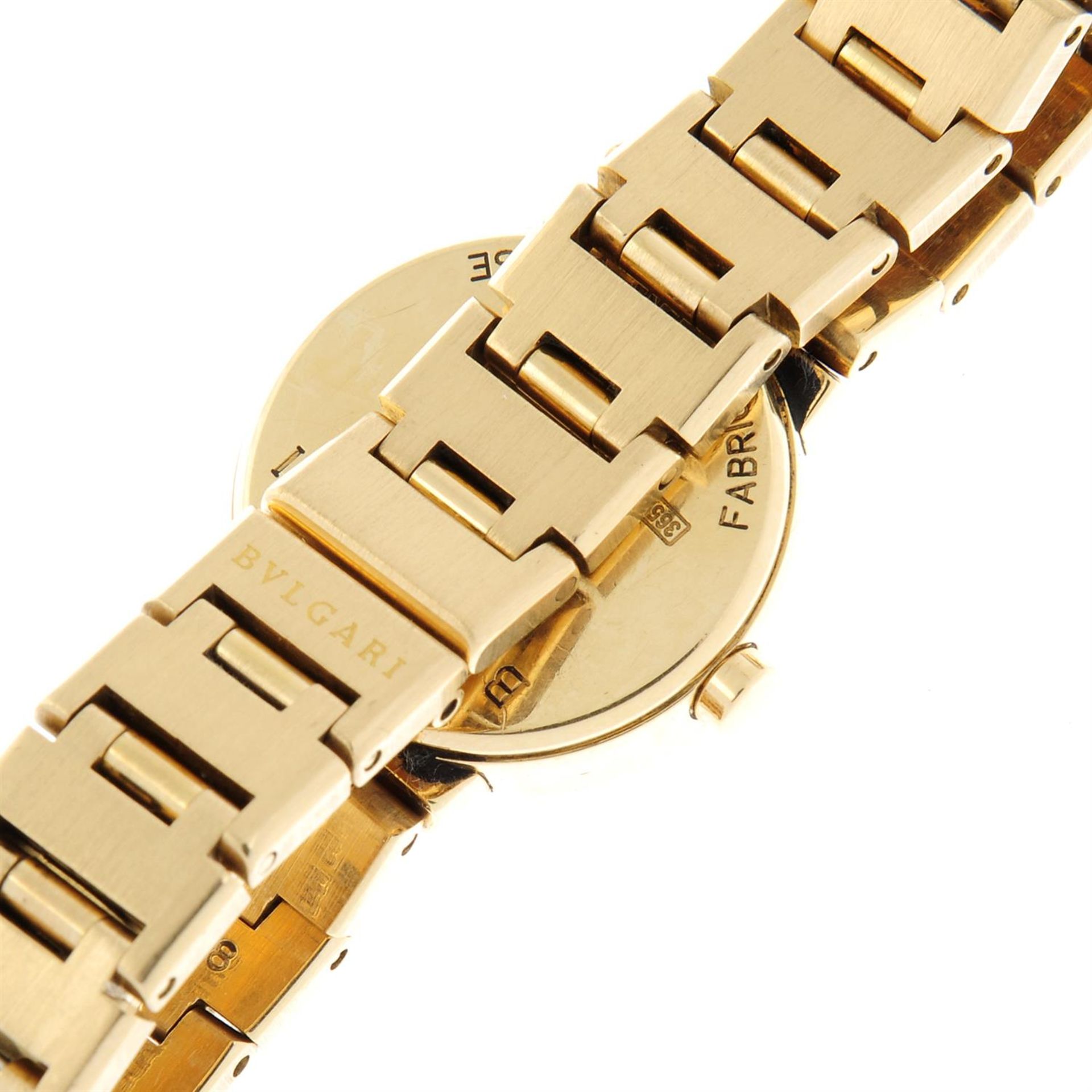 BULGARI - an 18ct yellow gold Bulgari bracelet watch, 23mm. - Image 2 of 4