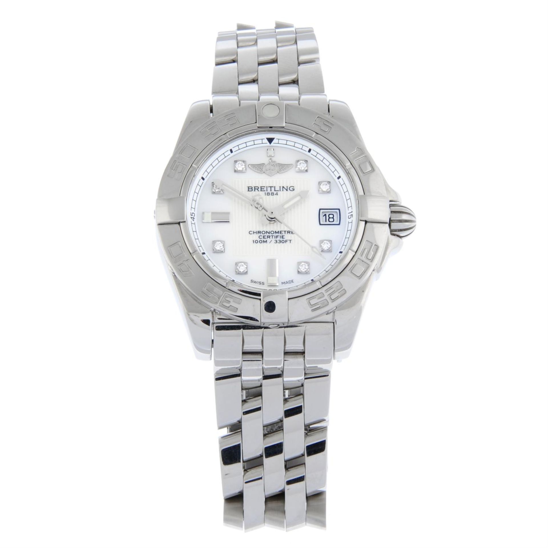 BREITLING - a stainless steel Cockpit Lady bracelet watch, 29mm.