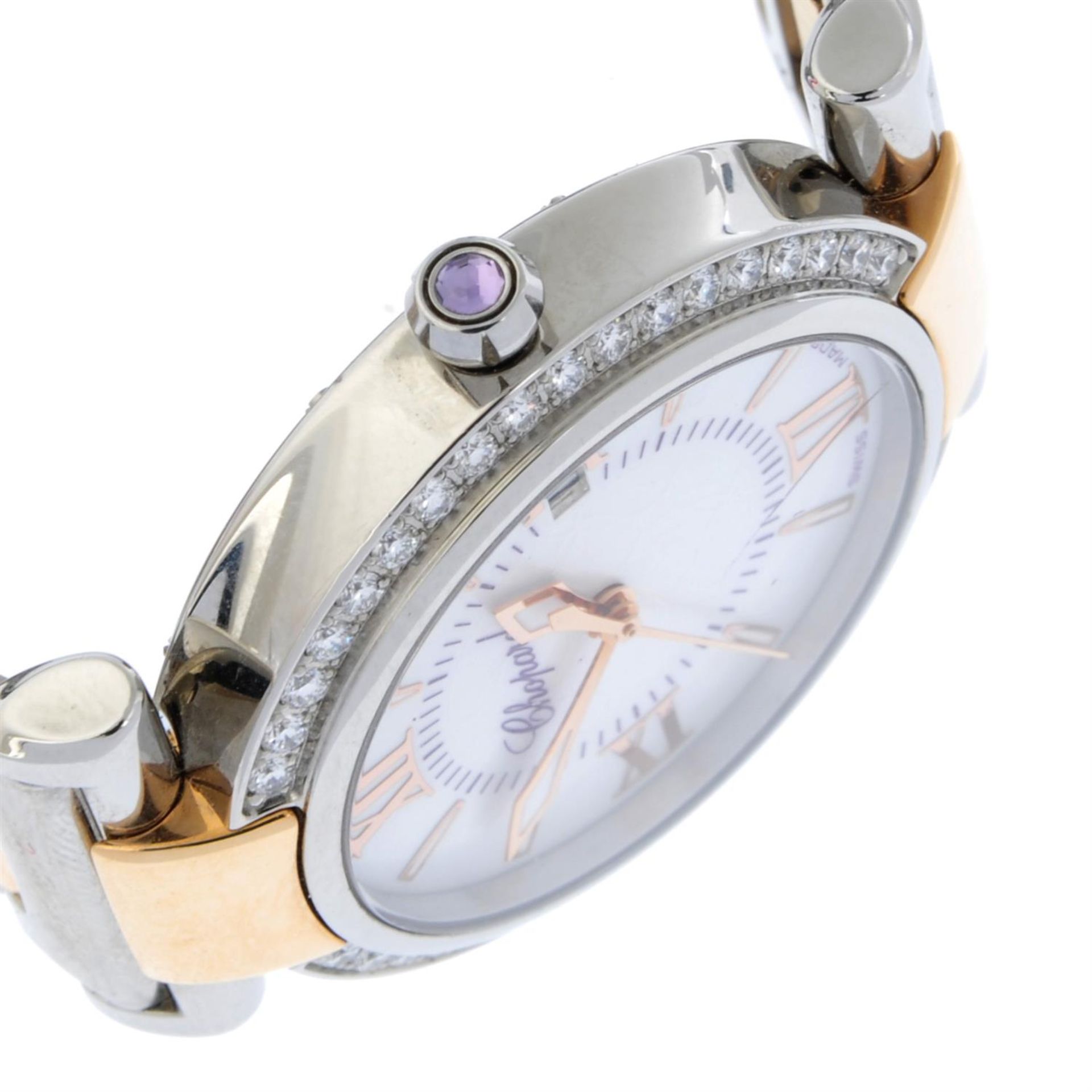 CHOPARD - a bi-metal Imperiale bracelet watch, 28mm. - Image 3 of 6