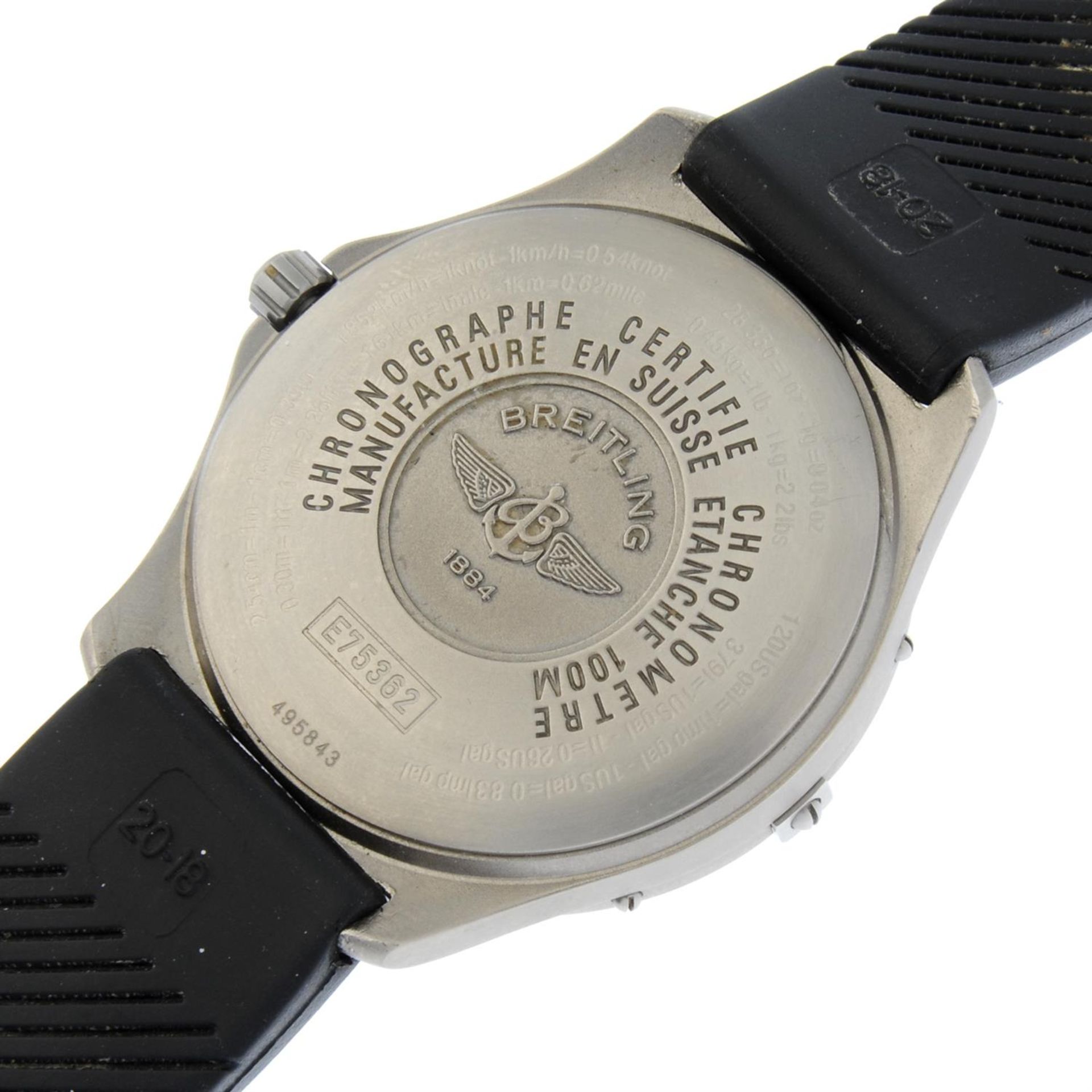BREITLING - a titanium Aerospace wrist watch, 40mm. - Bild 4 aus 6