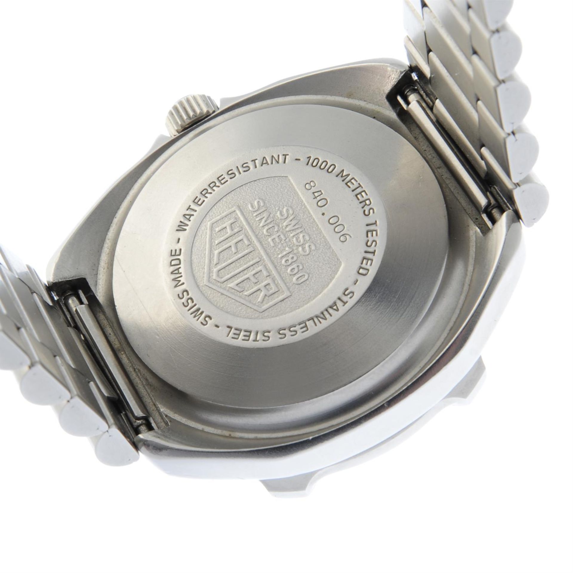 HEUER - a stainless steel Super Professional bracelet watch, 41mm - Bild 4 aus 6