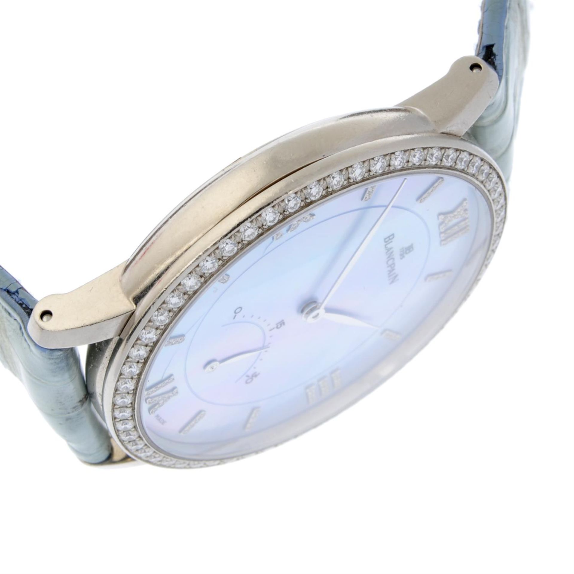 BLANCPAIN - an 18ct white gold Villeret wrist watch, 40mm. - Image 4 of 7