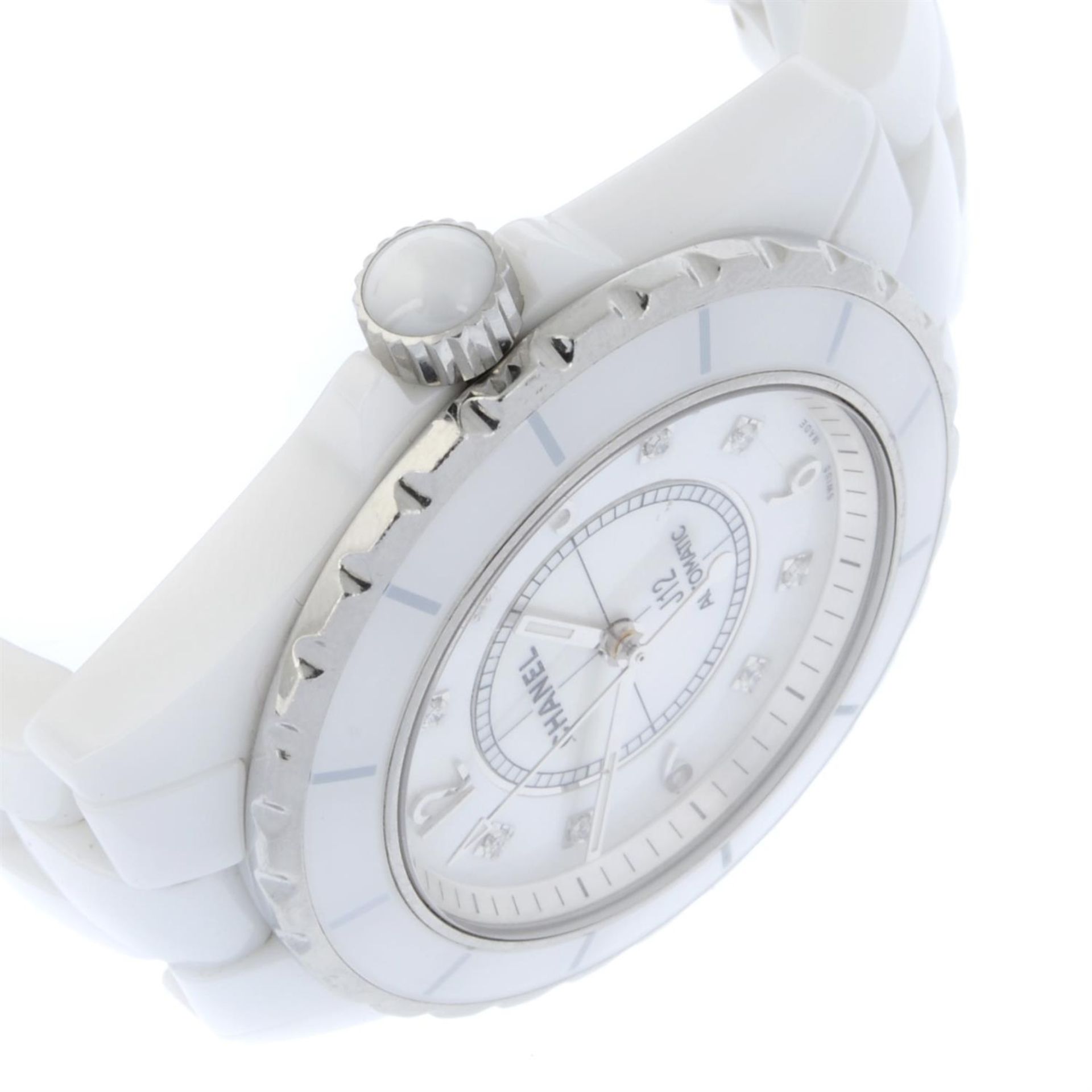 CHANEL - a ceramic J12 bracelet watch, 37mm. - Bild 3 aus 6