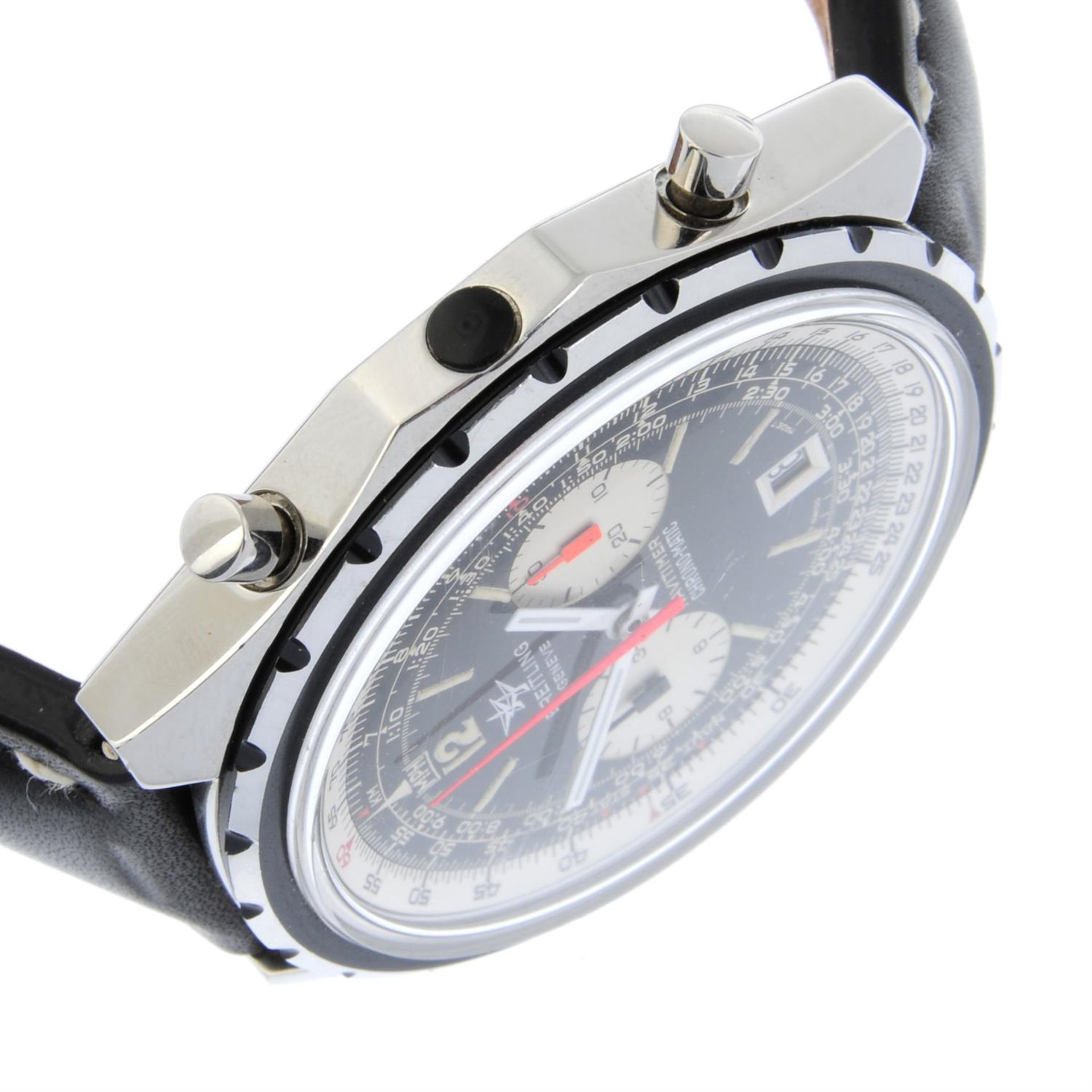 BREITLING - a stainless steel Navitimer Chrono-Matic chronograph wrist watch, 48mm. - Bild 4 aus 6