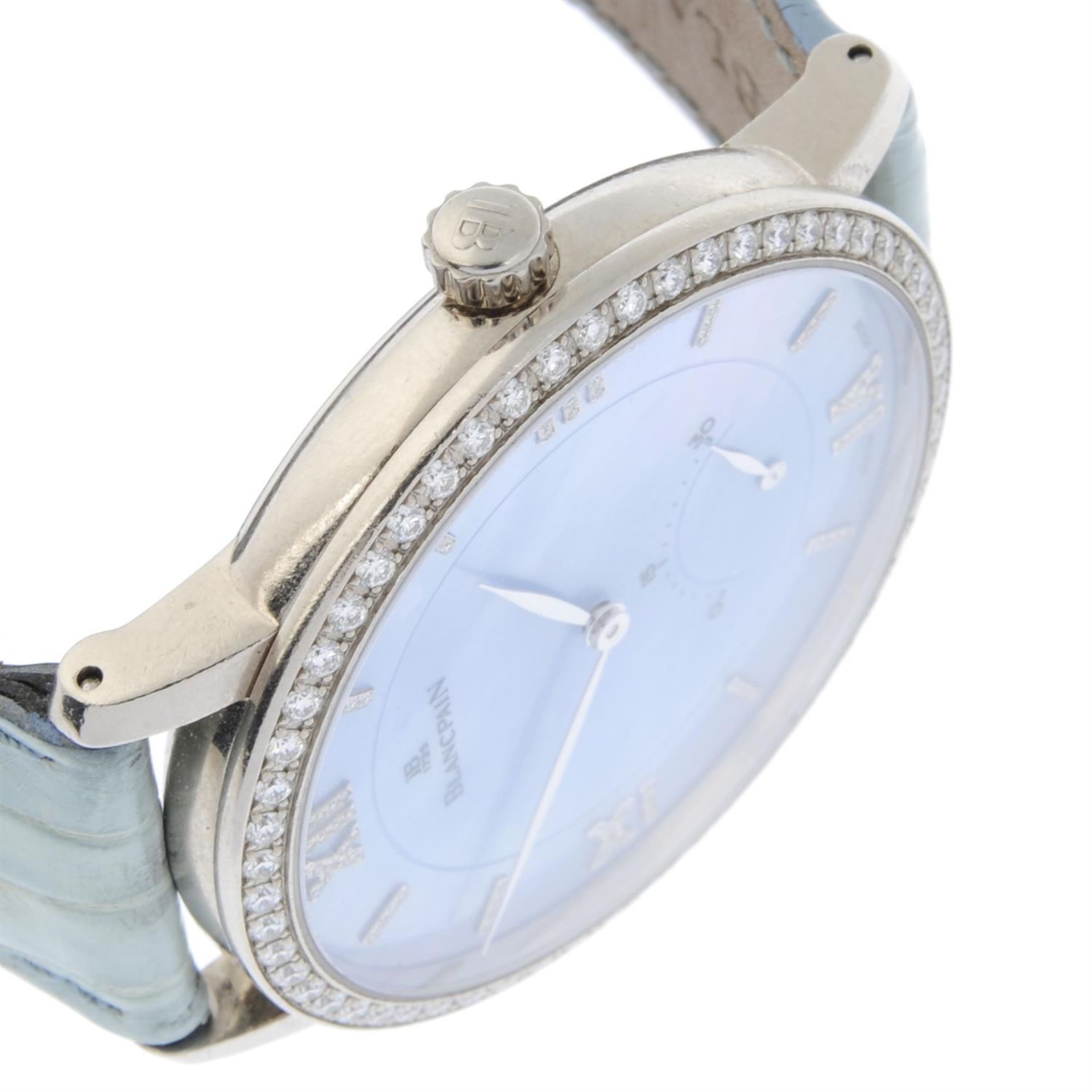 BLANCPAIN - an 18ct white gold Villeret wrist watch, 40mm. - Image 3 of 7