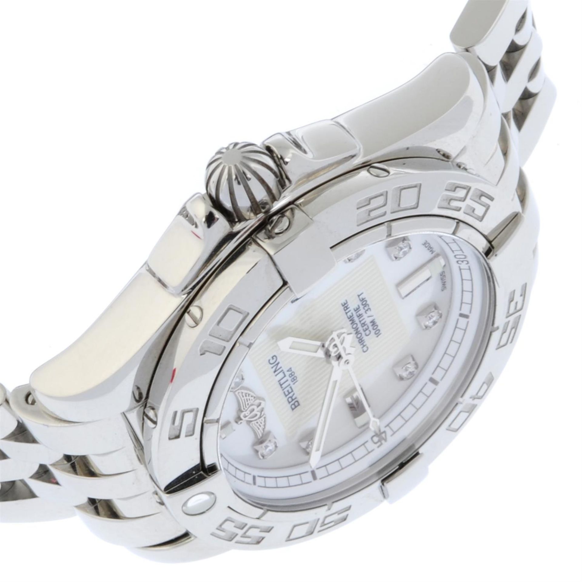 BREITLING - a stainless steel Cockpit Lady bracelet watch, 29mm. - Image 3 of 6
