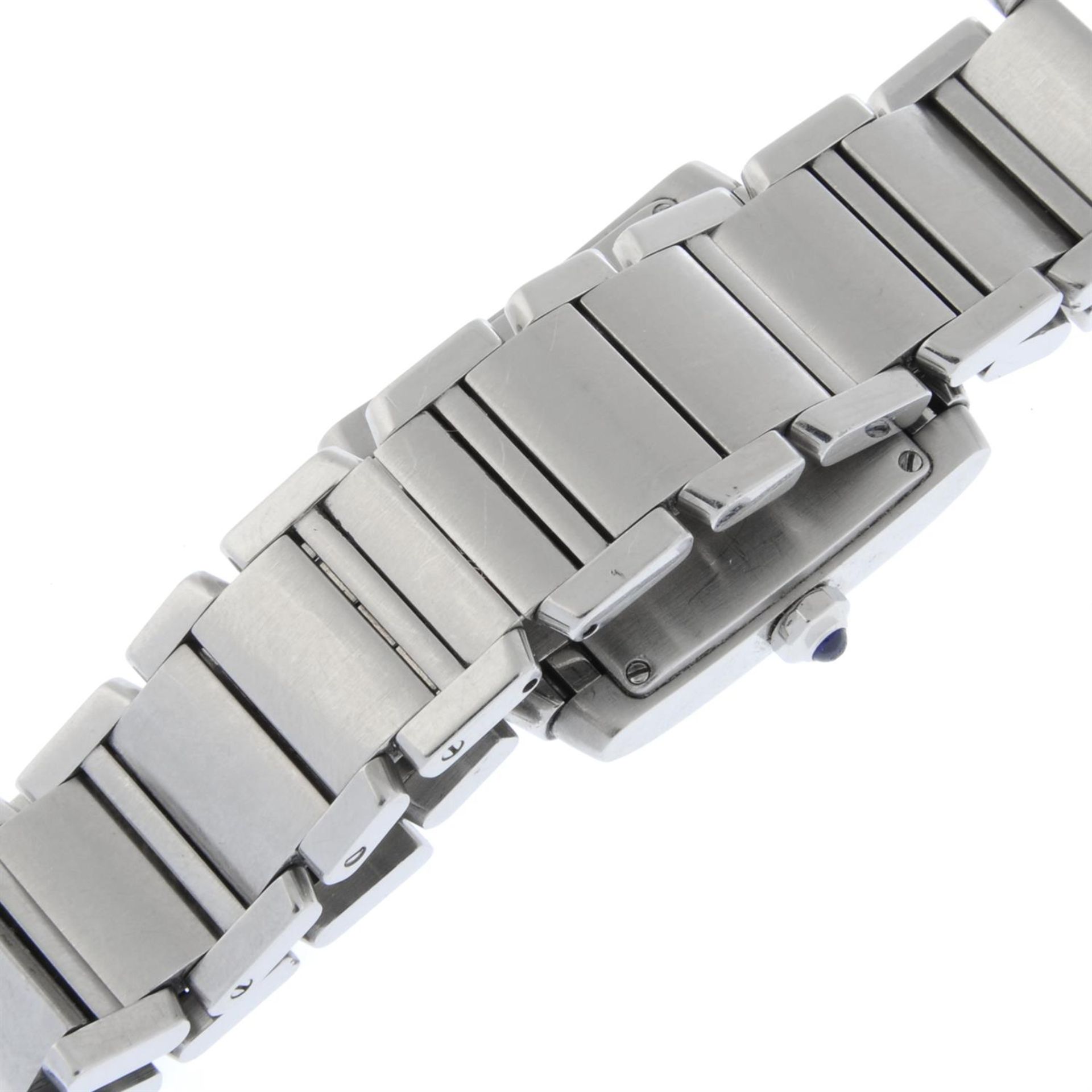 CARTIER - a stainless steel Tank Francaise bracelet watch, 26mm. - Bild 2 aus 5