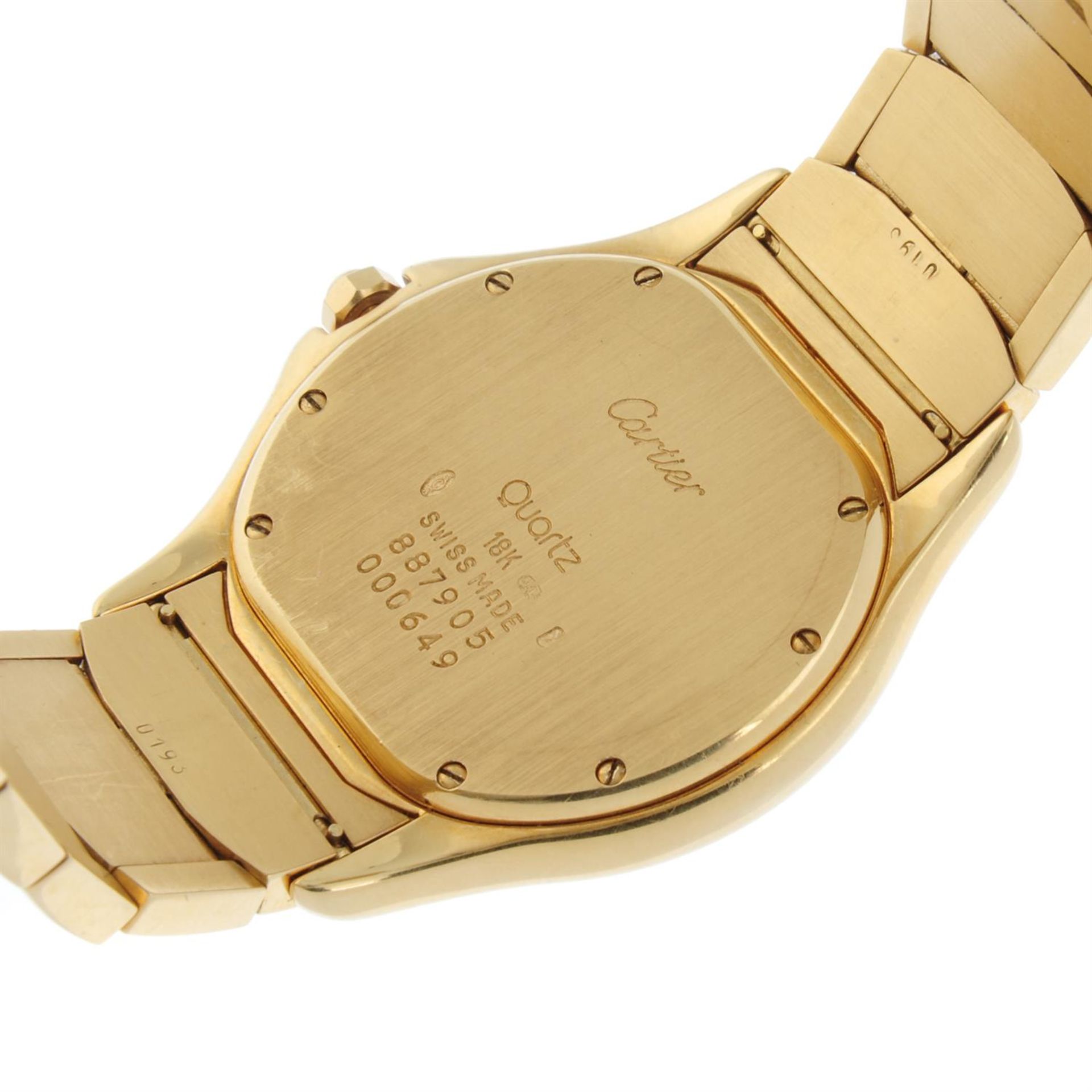 CARTIER - an 18ct yellow gold Cougar bracelet watch, 33mm. - Bild 4 aus 5