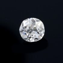An old cut diamond, weighing 0.34ct