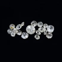 Selection of old cut diamonds, weighing 2.66ct
