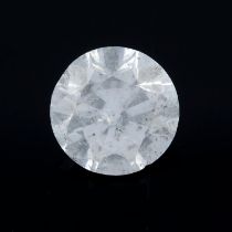 A brilliant cut diamond, weighing 1.02ct