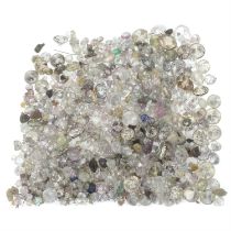 Selection of vari-shape diamonds and other gemstones, weighing 9.88ct