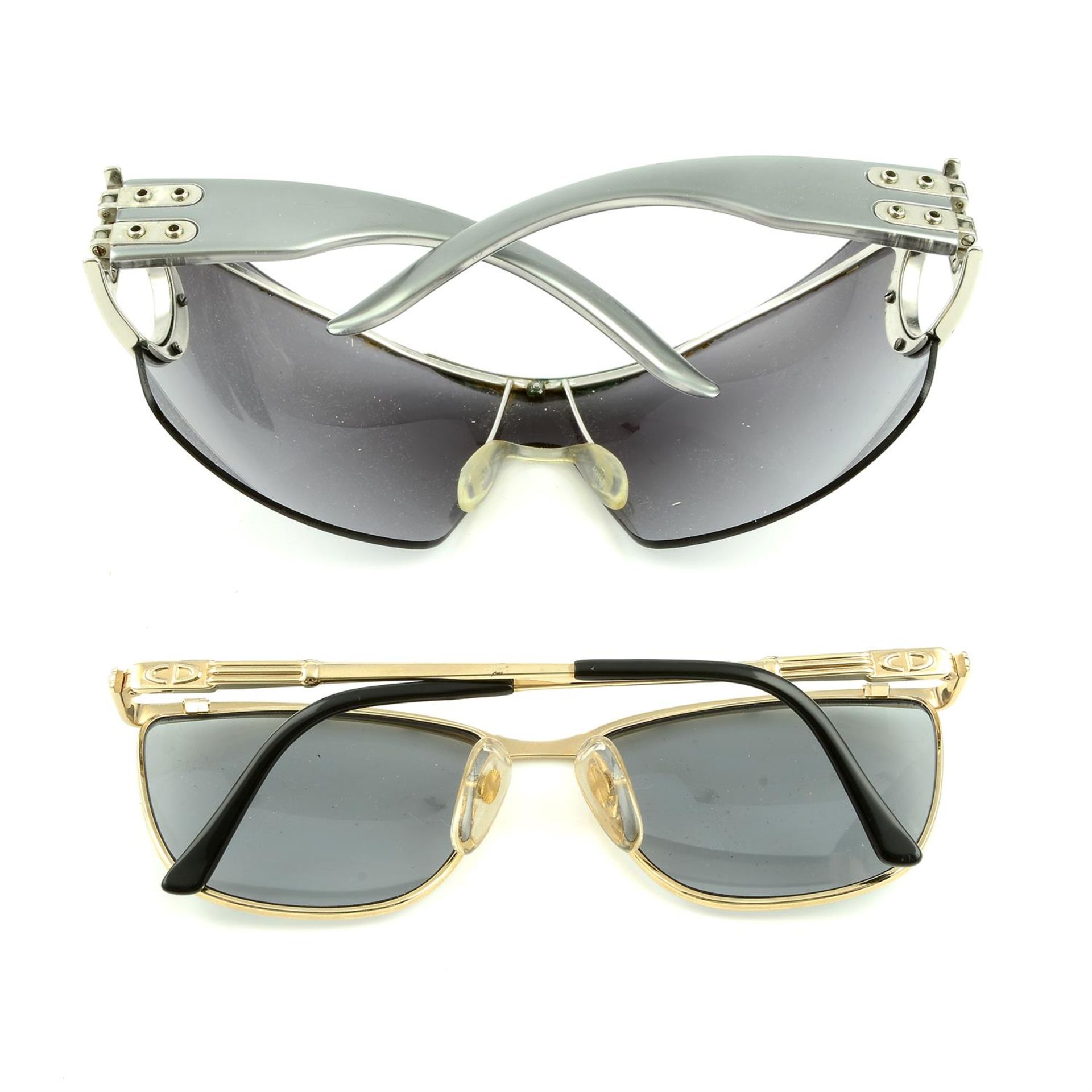 CHRISTIAN DIOR - two pairs of sunglasses. - Bild 2 aus 3