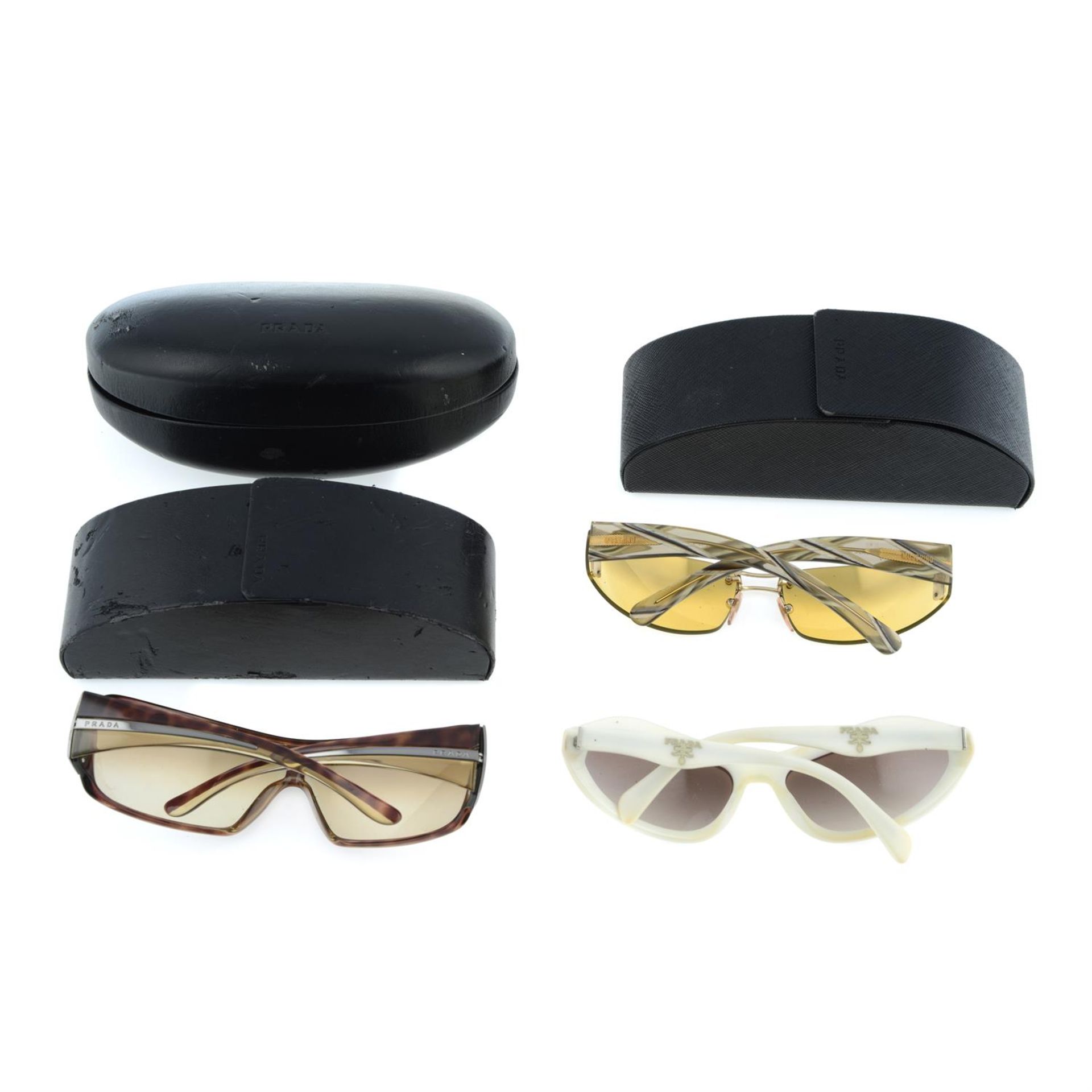 PRADA - three pairs of sunglasses. - Image 2 of 2