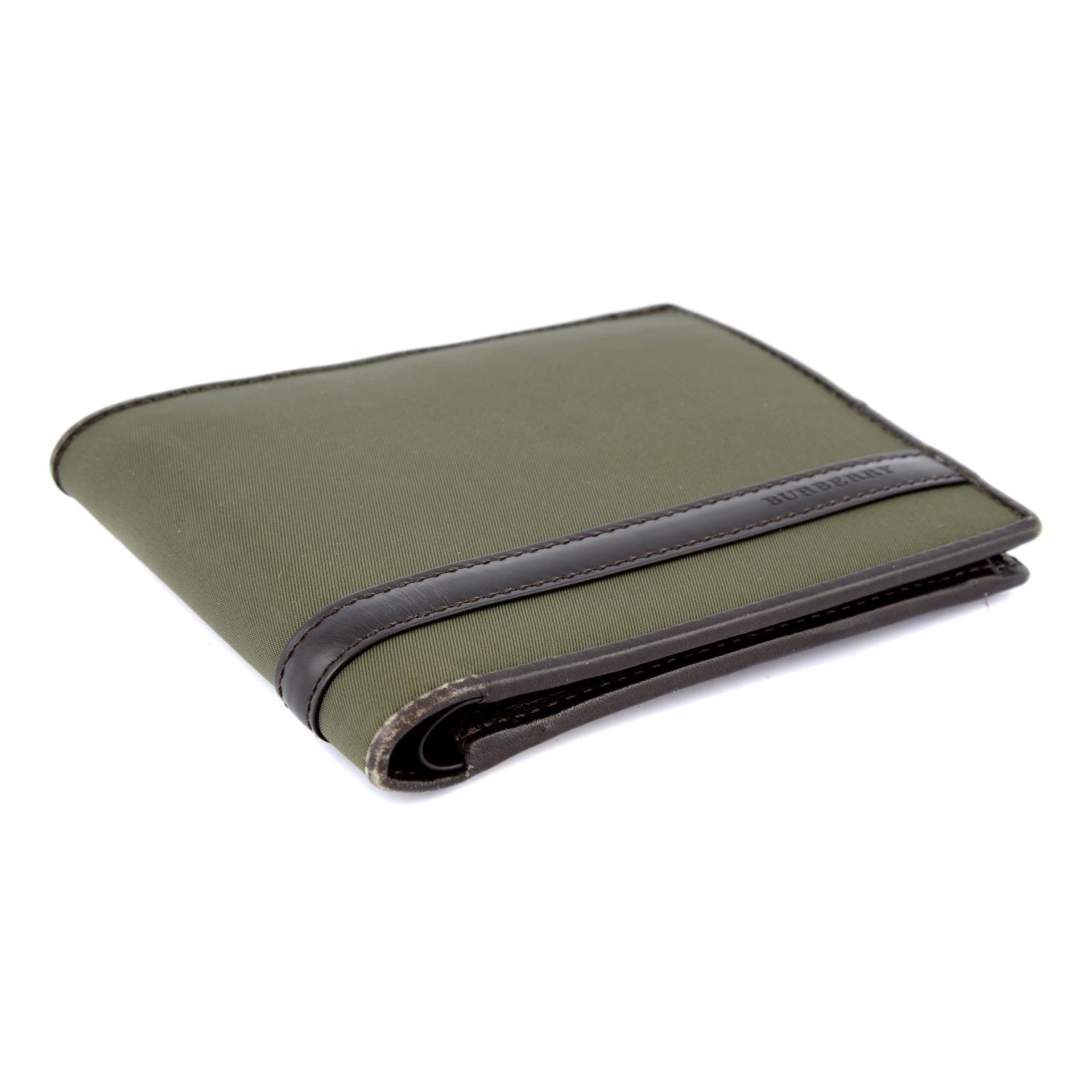 BURBERRY - a khaki green Bifold Wallet. - Image 3 of 3