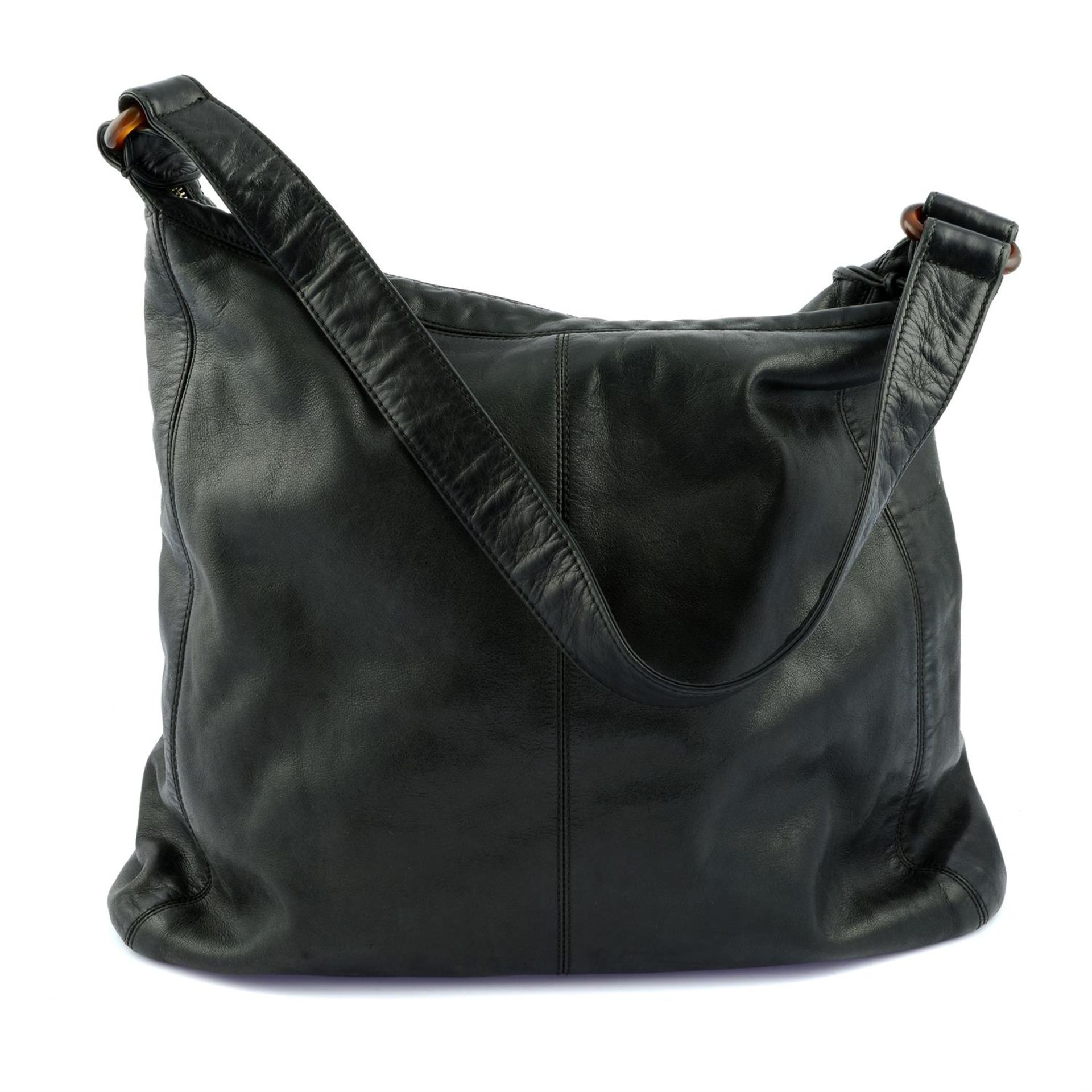 CHANEL- a black coco hobo shoulder bag. - Image 2 of 4