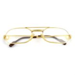 CARTIER - a pair of 'Must De Cartier' prescription glasses.