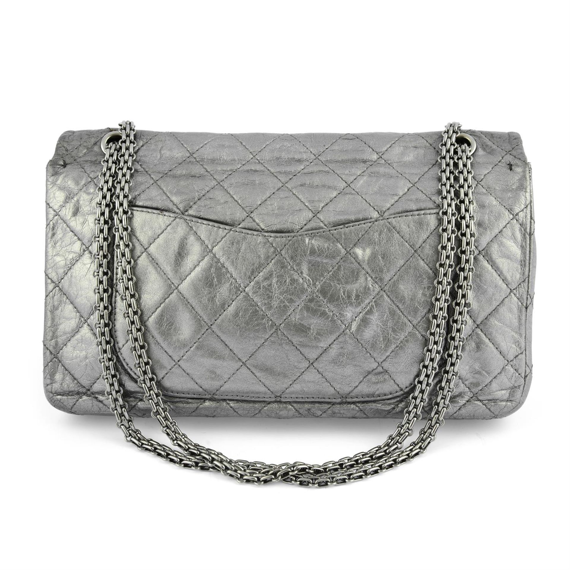 CHANEL - a metallic calfskin Reissue 2.55 double flap bag. - Image 2 of 5