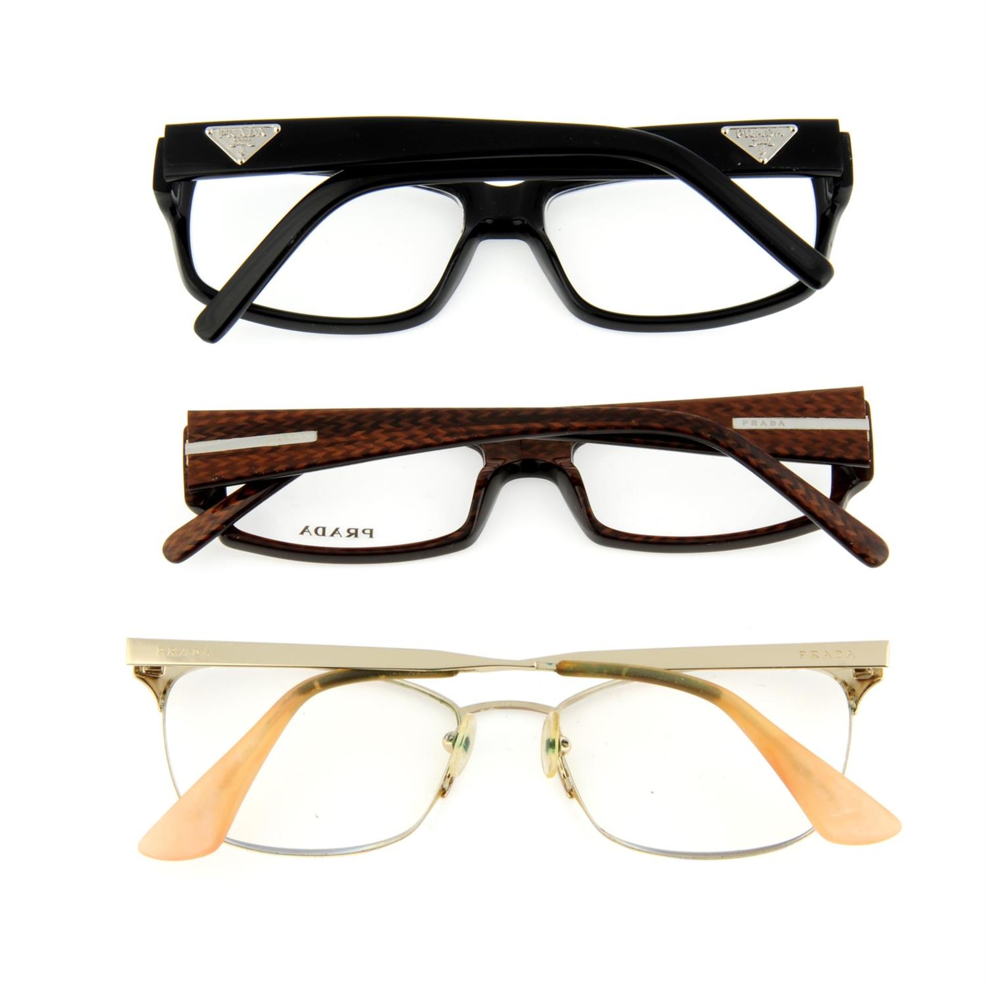 PRADA - three pairs of prescription glasses. - Image 2 of 2