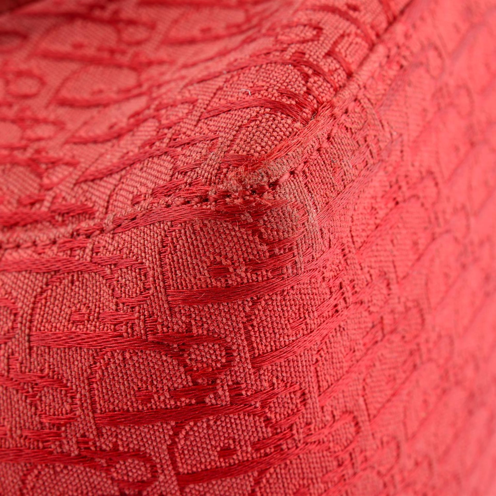 CHRISTIAN DIOR - a red canvas Trotter tote. - Image 5 of 5