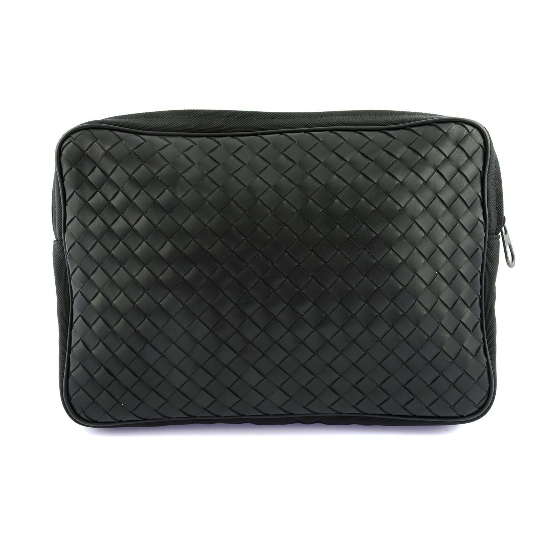 BOTTEGA VENETA - a black leather pouch. - Image 2 of 4