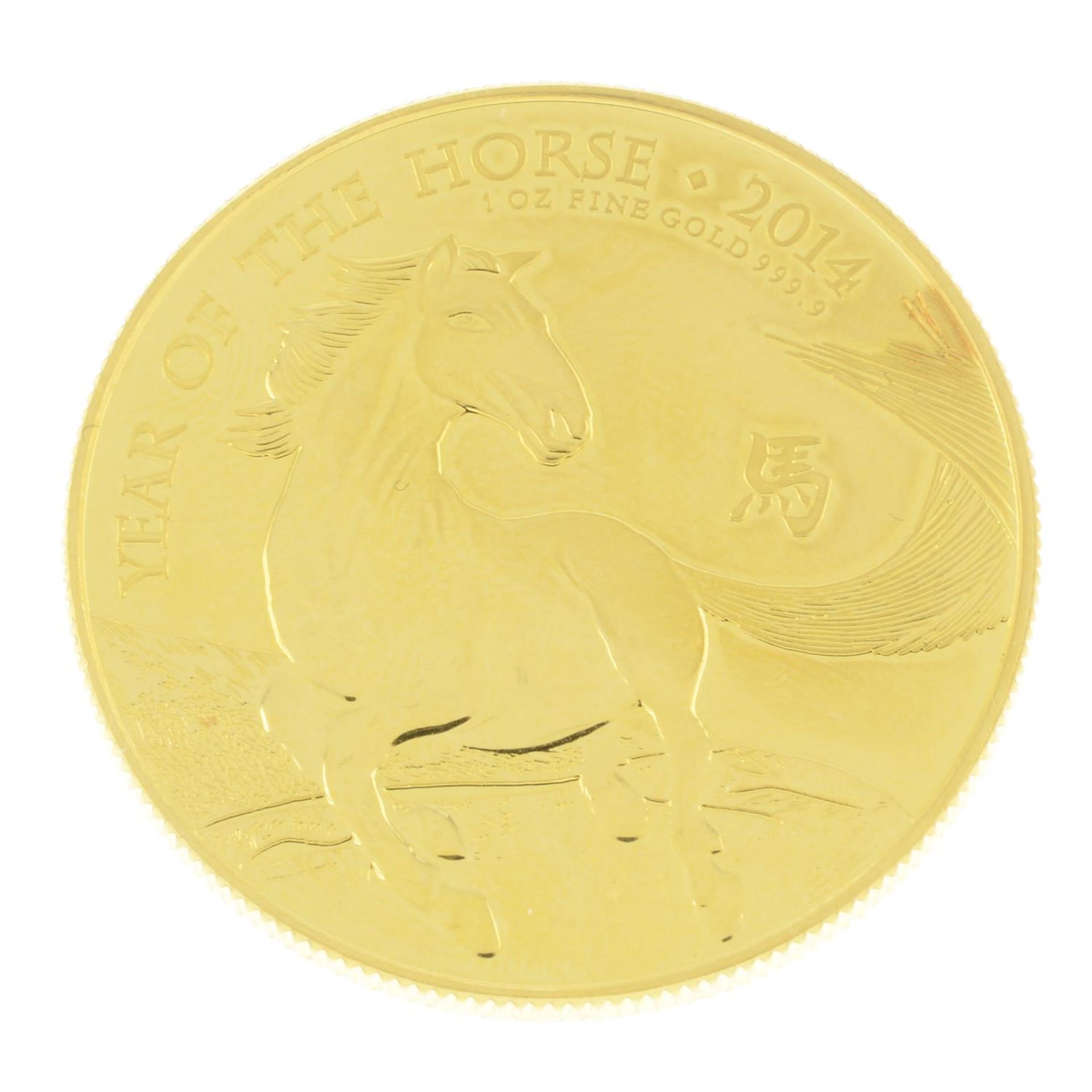 Elizabeth II, fine gold 100-Pounds 2014 - Image 2 of 2