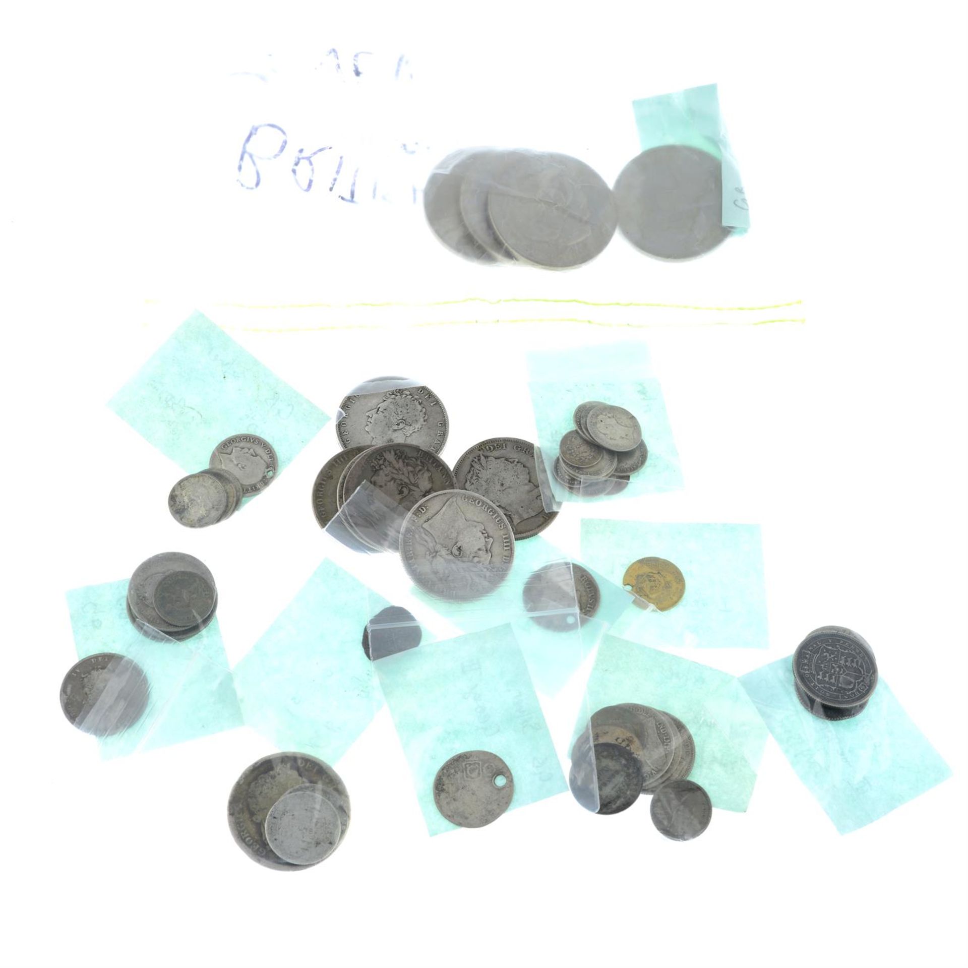 William III to George V, a quantity of silver coins, etc. (Lot). - Image 4 of 4