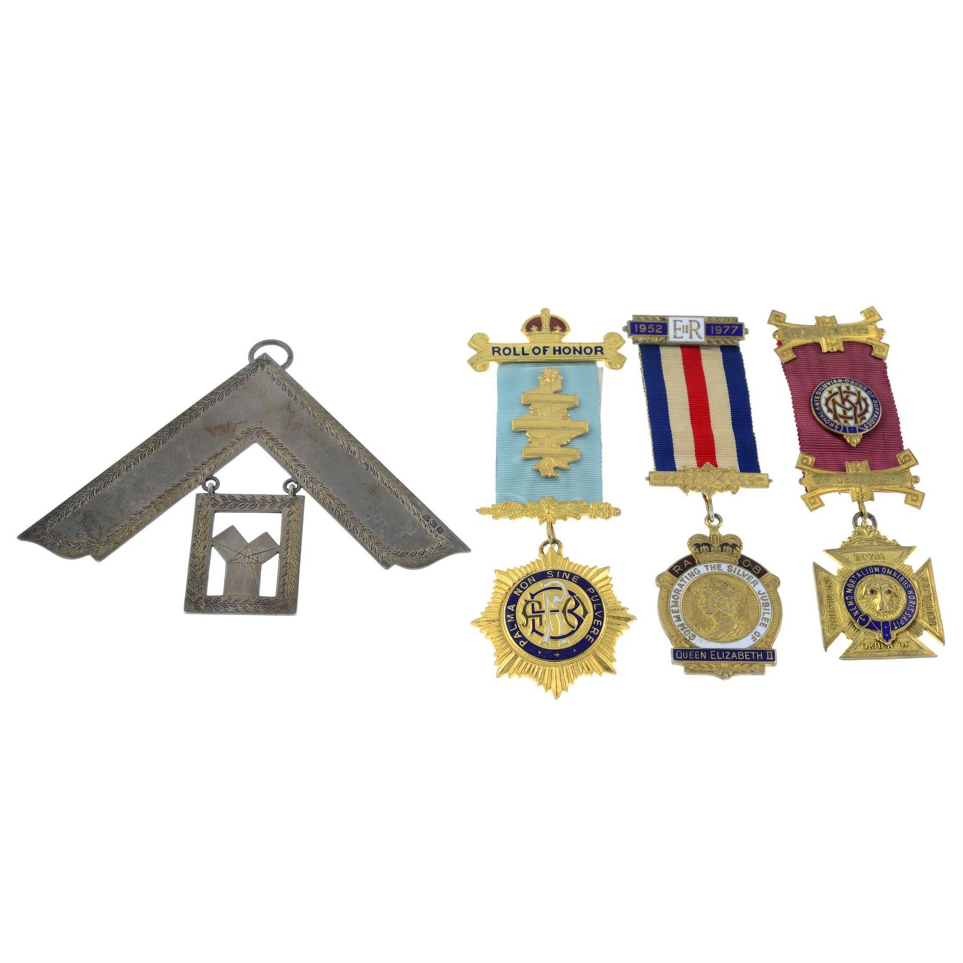 A selection of Masonic medals, etc.