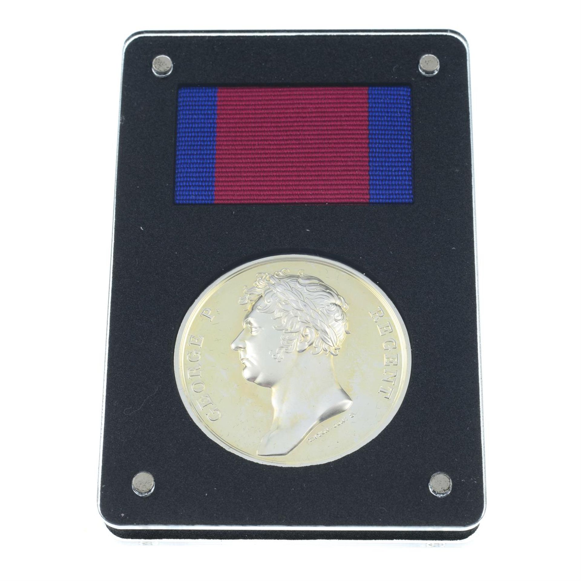 Battle of Waterloo, Bicentenary medal 2015. - Image 2 of 3