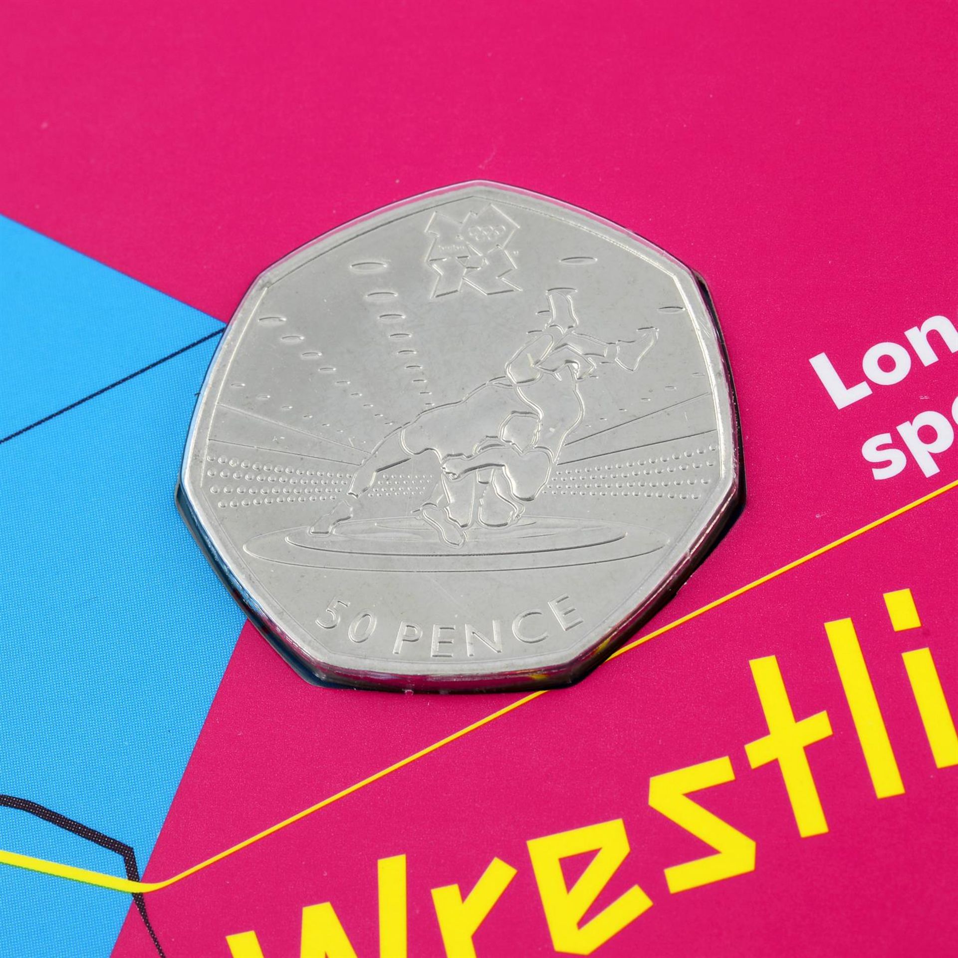 Elizabeth II, London Olympics 2012, 50-pence coin set. (30). - Image 4 of 4