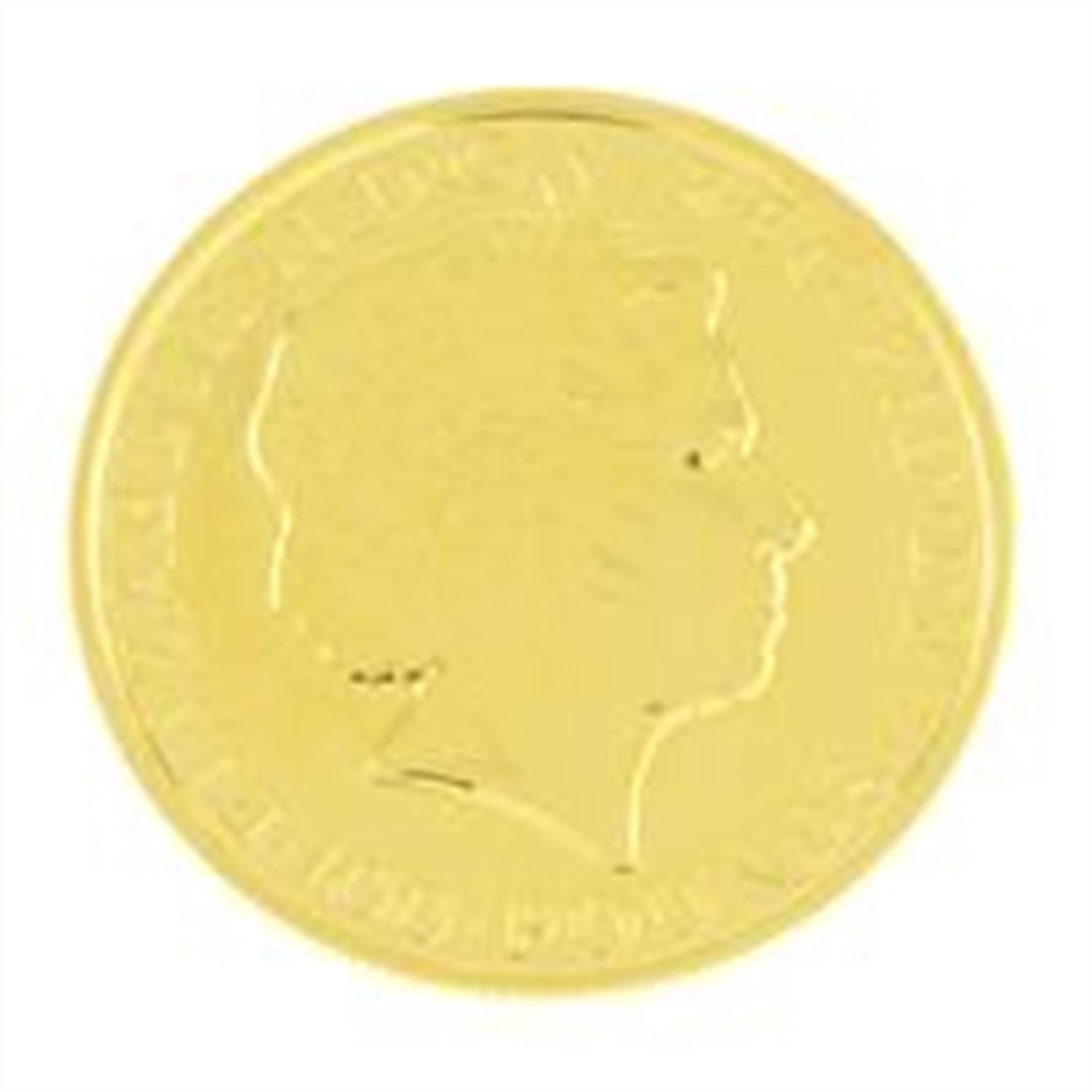 Elizabeth II, fine gold 100-Pounds 2014