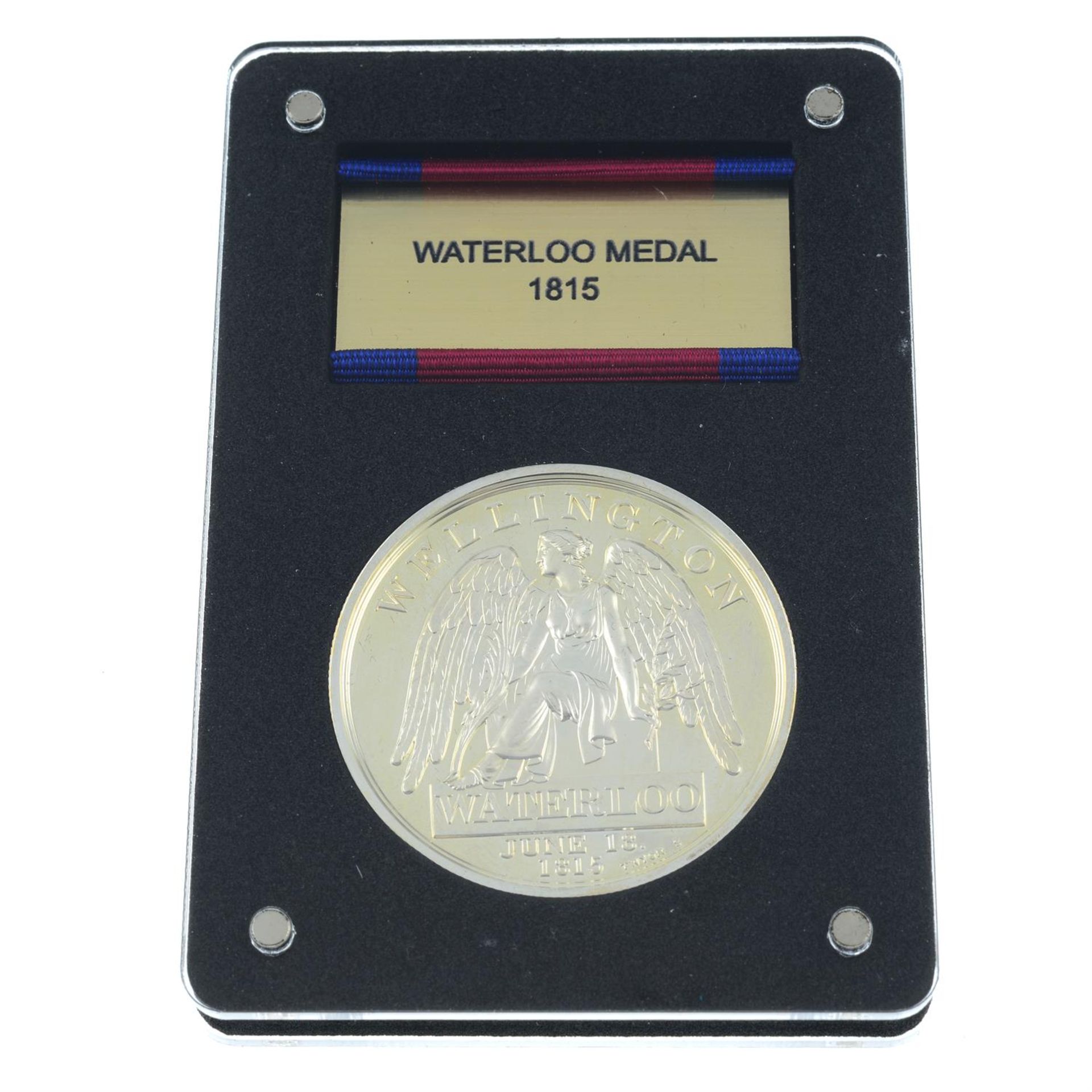Battle of Waterloo, Bicentenary medal 2015. - Image 3 of 3
