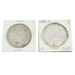 USA, Morgan Dollars, 1888-S, 1883. (2)