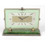 A mid twentieth century Waltham mantel clock.