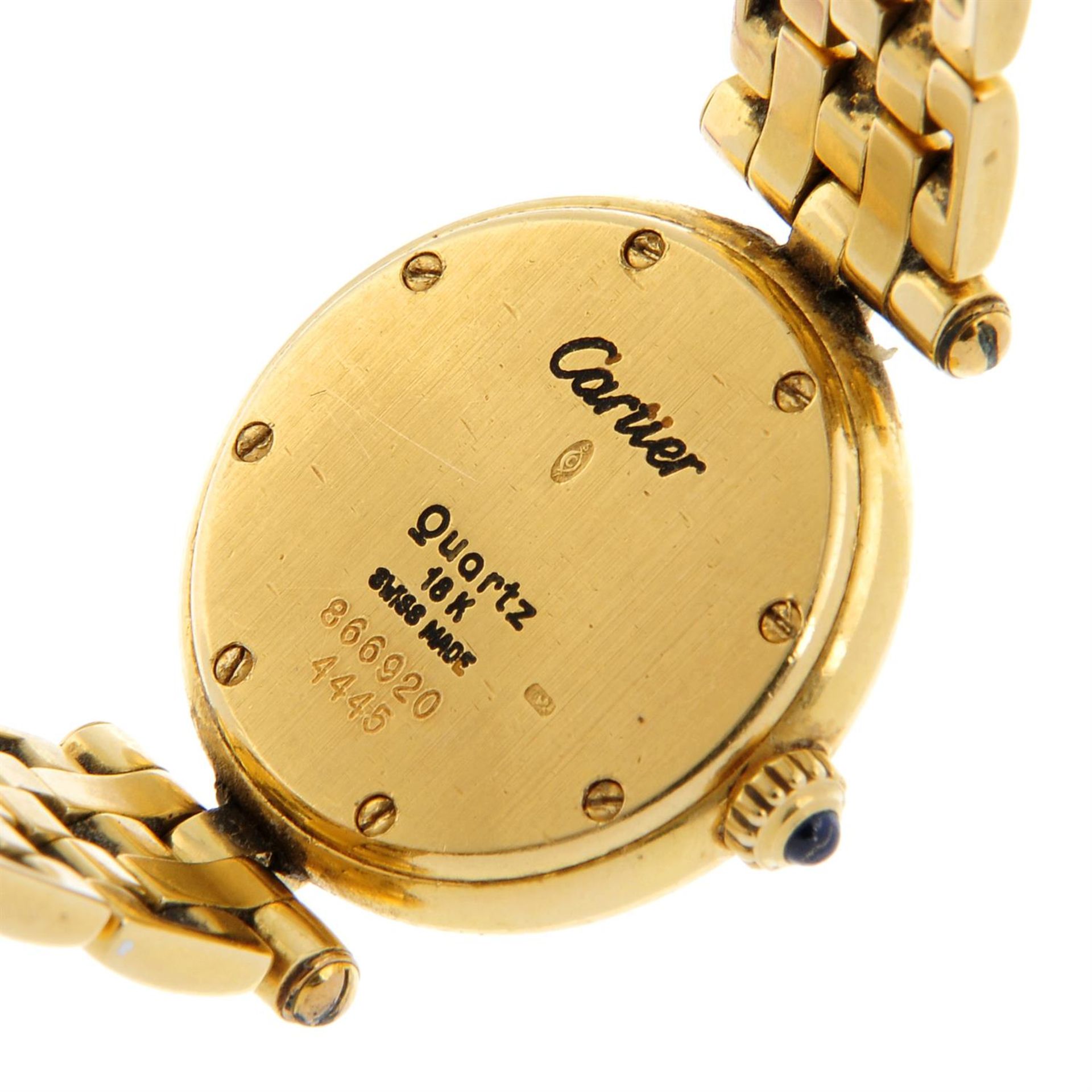 CARTIER - an 18ct yellow gold Panthere Vendome bracelet watch. - Image 5 of 6