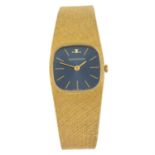 JAEGER-LECOULTRE - an 18ct gold bracelet watch, 24mm.