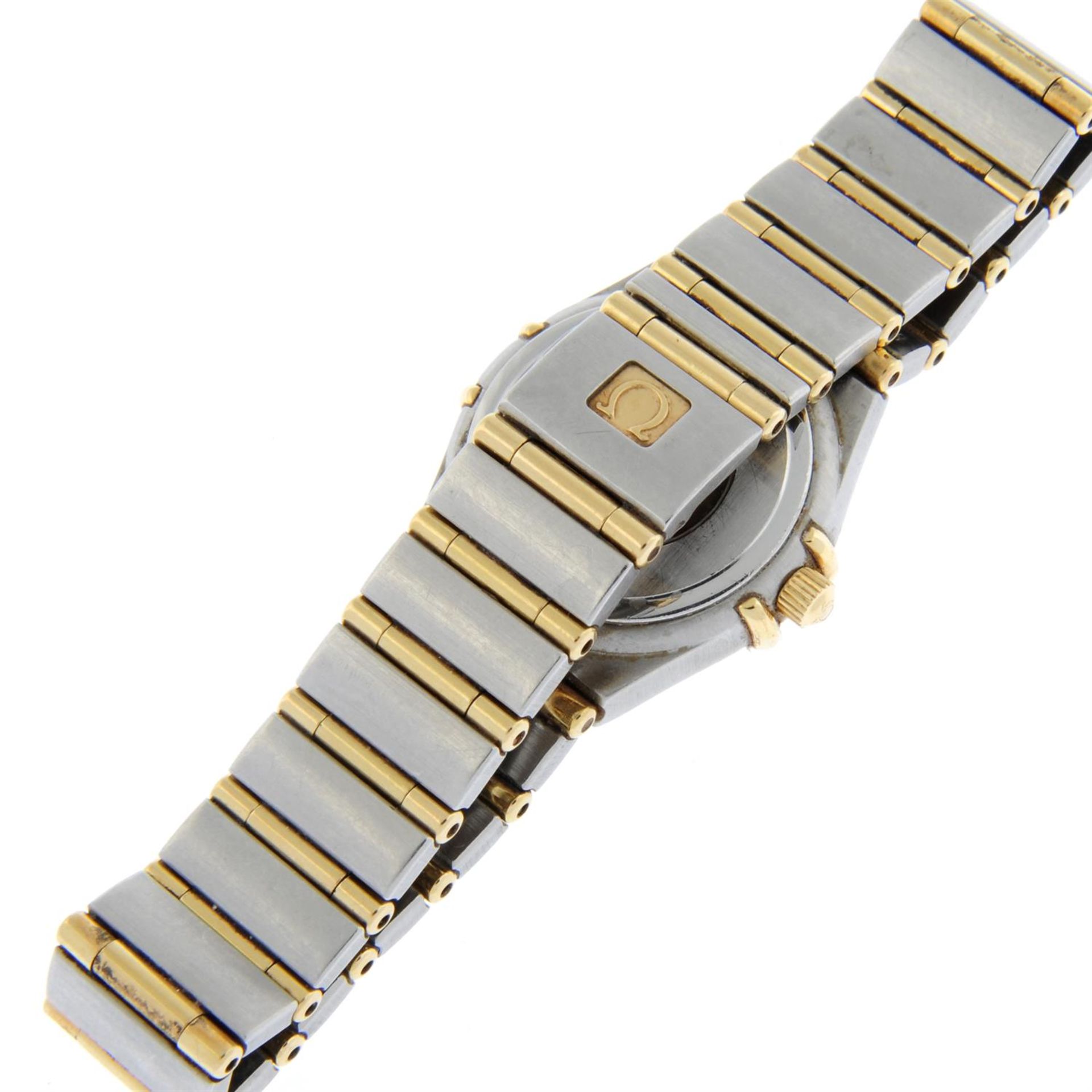 OMEGA - a bi-metal Constellation bracelet watch, 22mm. - Image 2 of 5