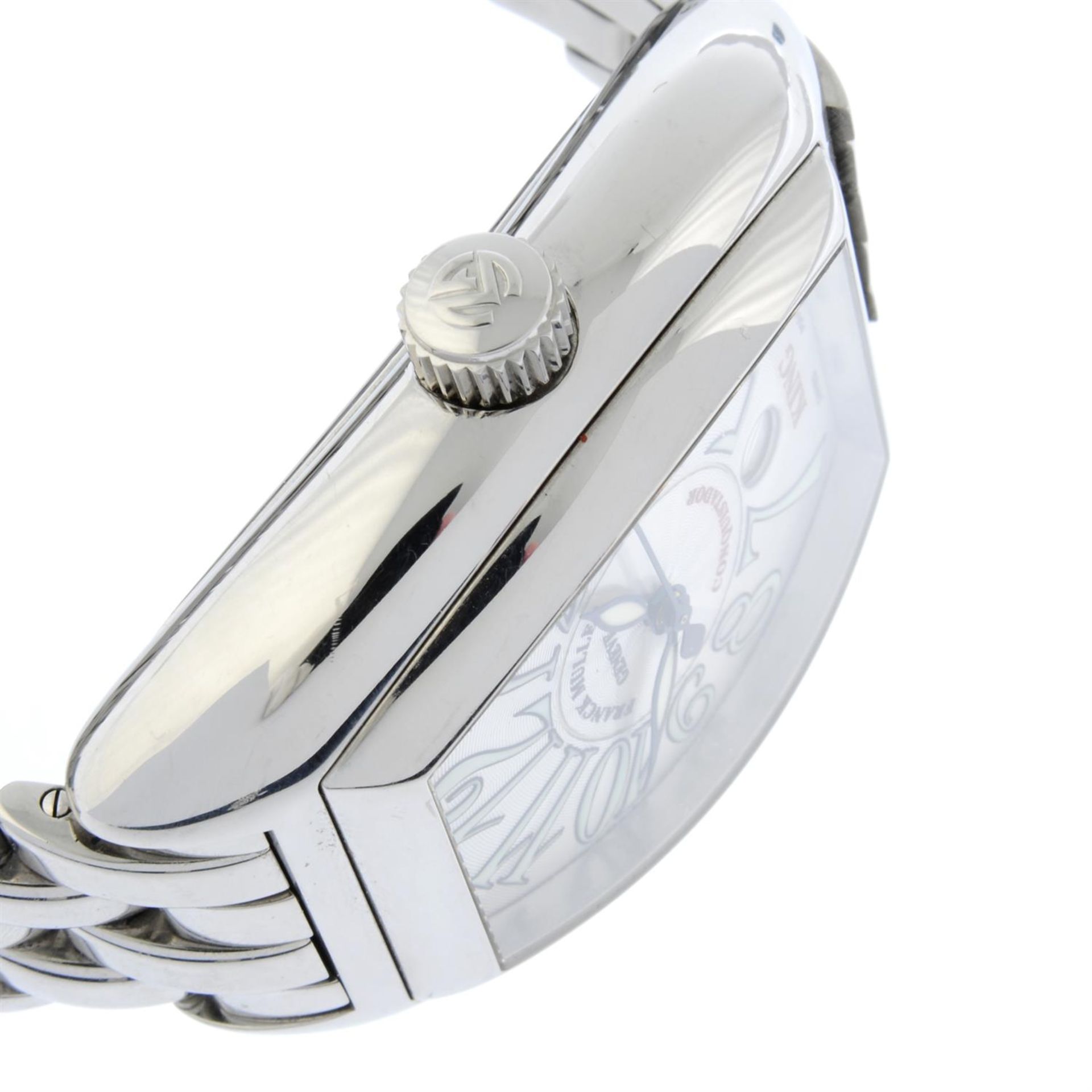 FRANCK MULLER - a stainless steel Conquistador King bracelet watch, 40mm. - Image 3 of 6